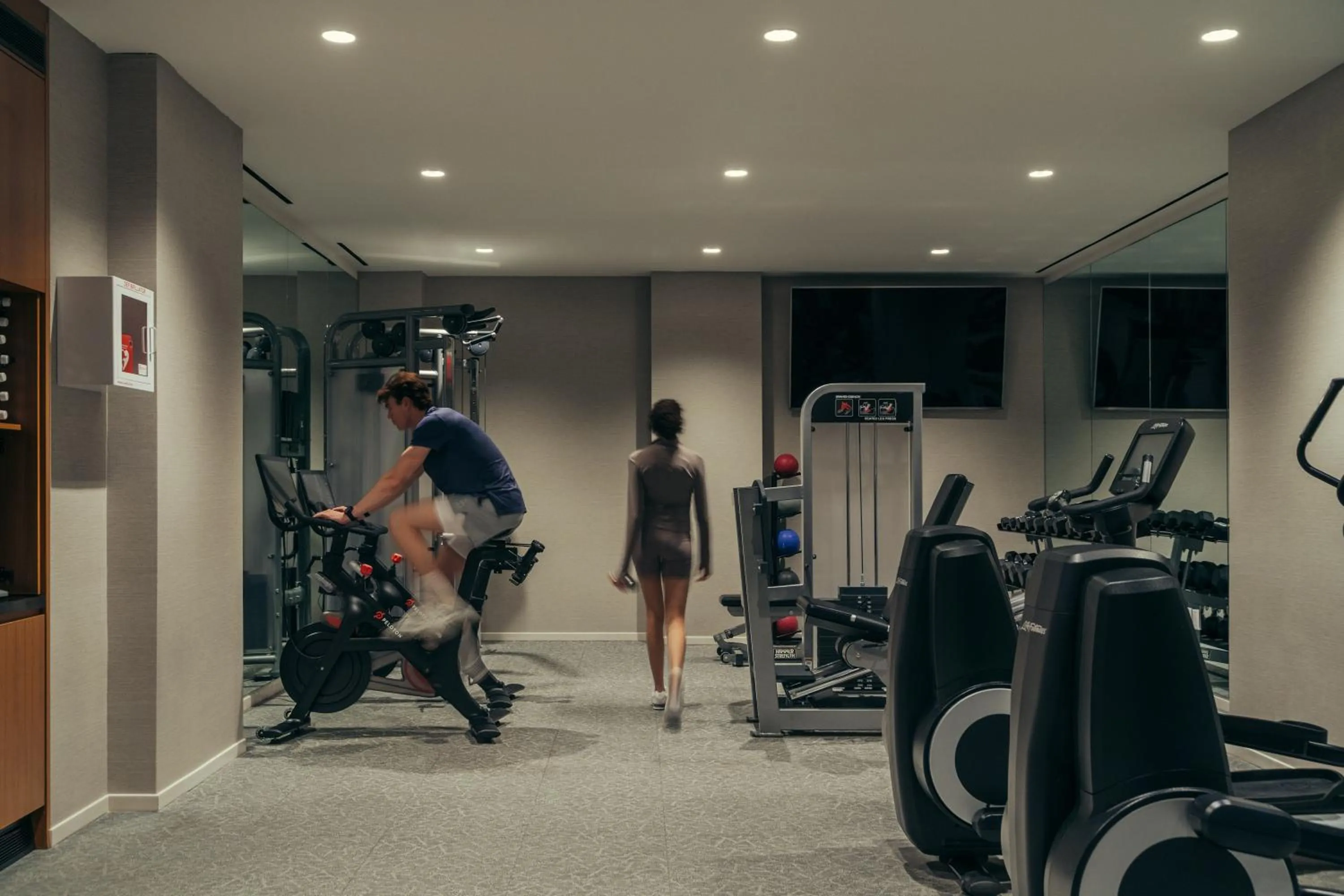 Fitness centre/facilities in Park Terrace Hotel