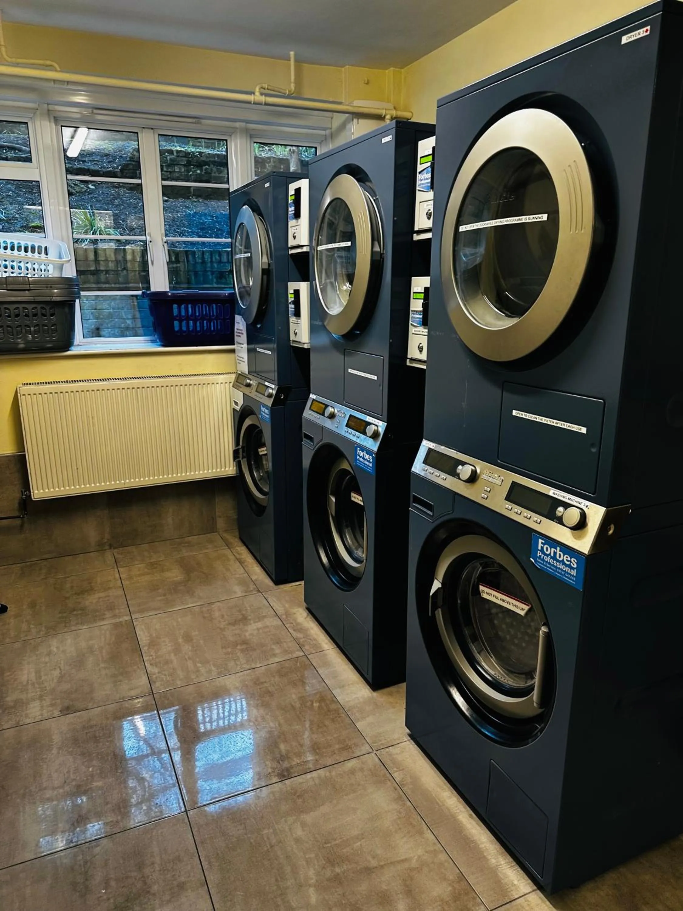 washing machine in Vincent House London Residence