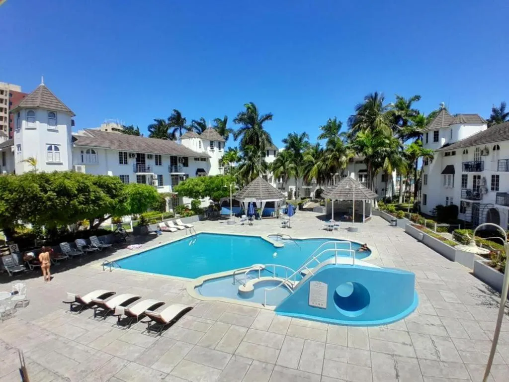 Pool view in Deluxe SandCastles Condos