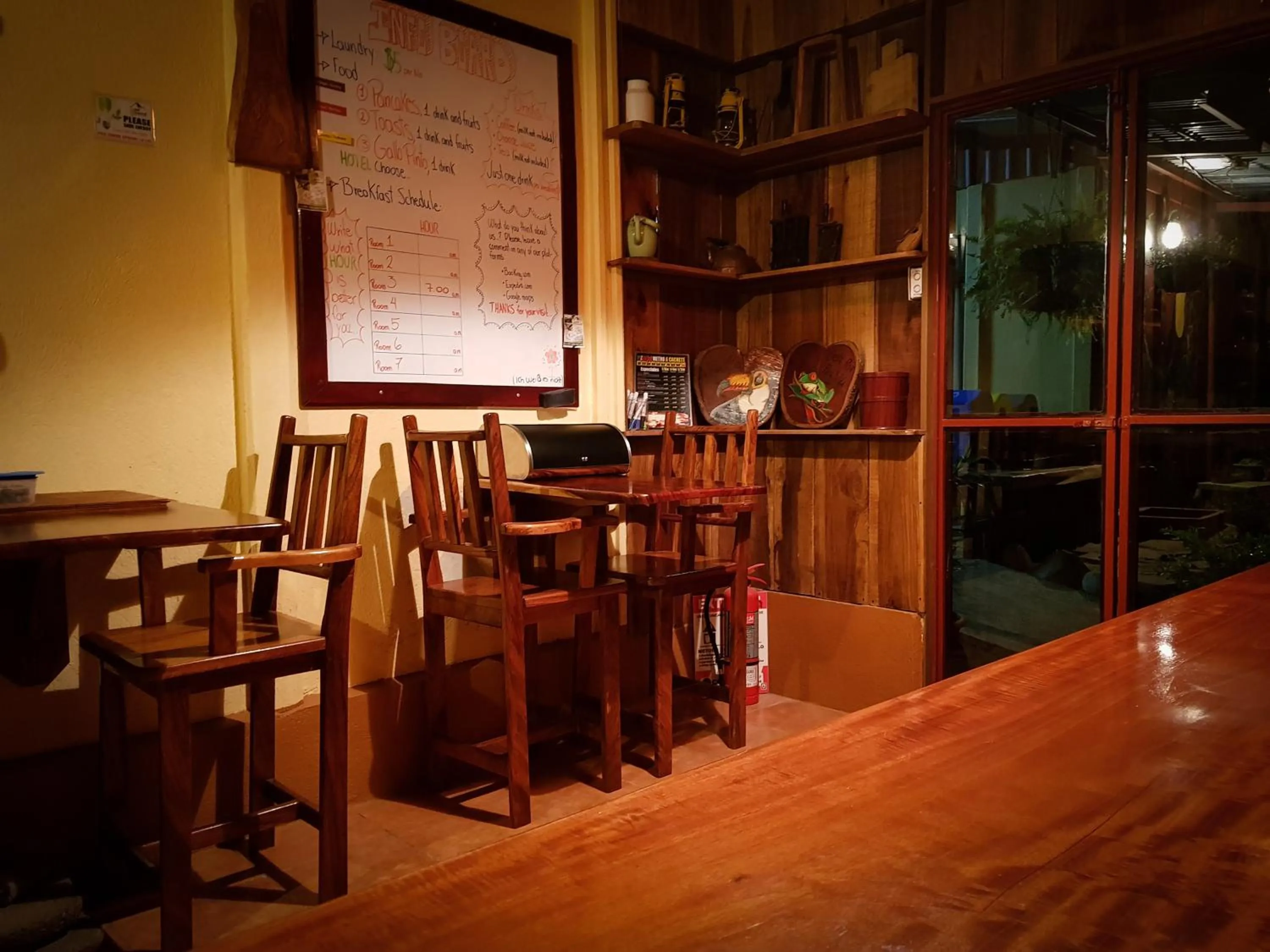 Communal kitchen in Greemount Hotel