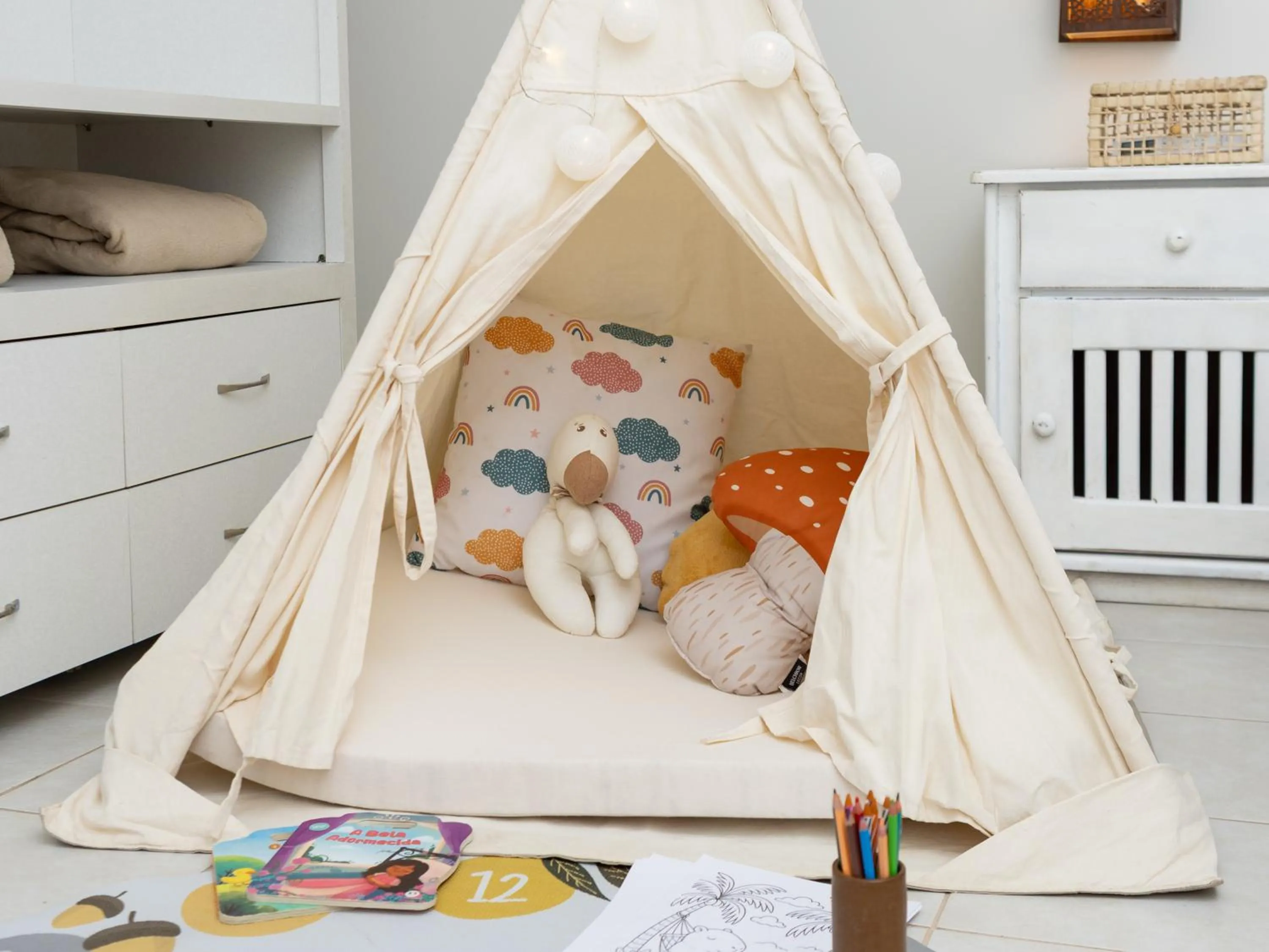 Bedroom, Bed in Hotel Varandas Beach