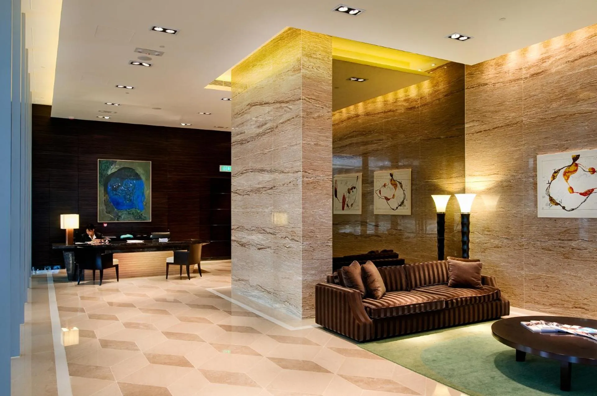 Lobby or reception in The HarbourView Place @ the ICC megalopolis
