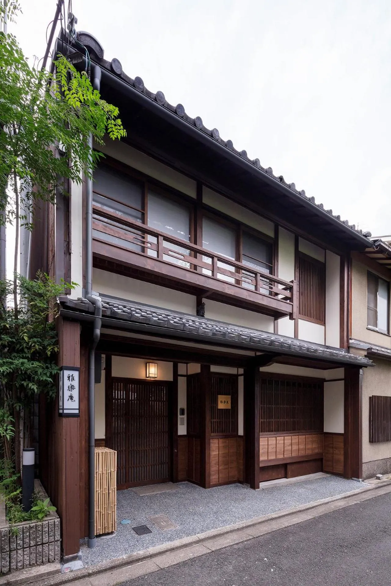 Facade/entrance in Garaku an Machiya House