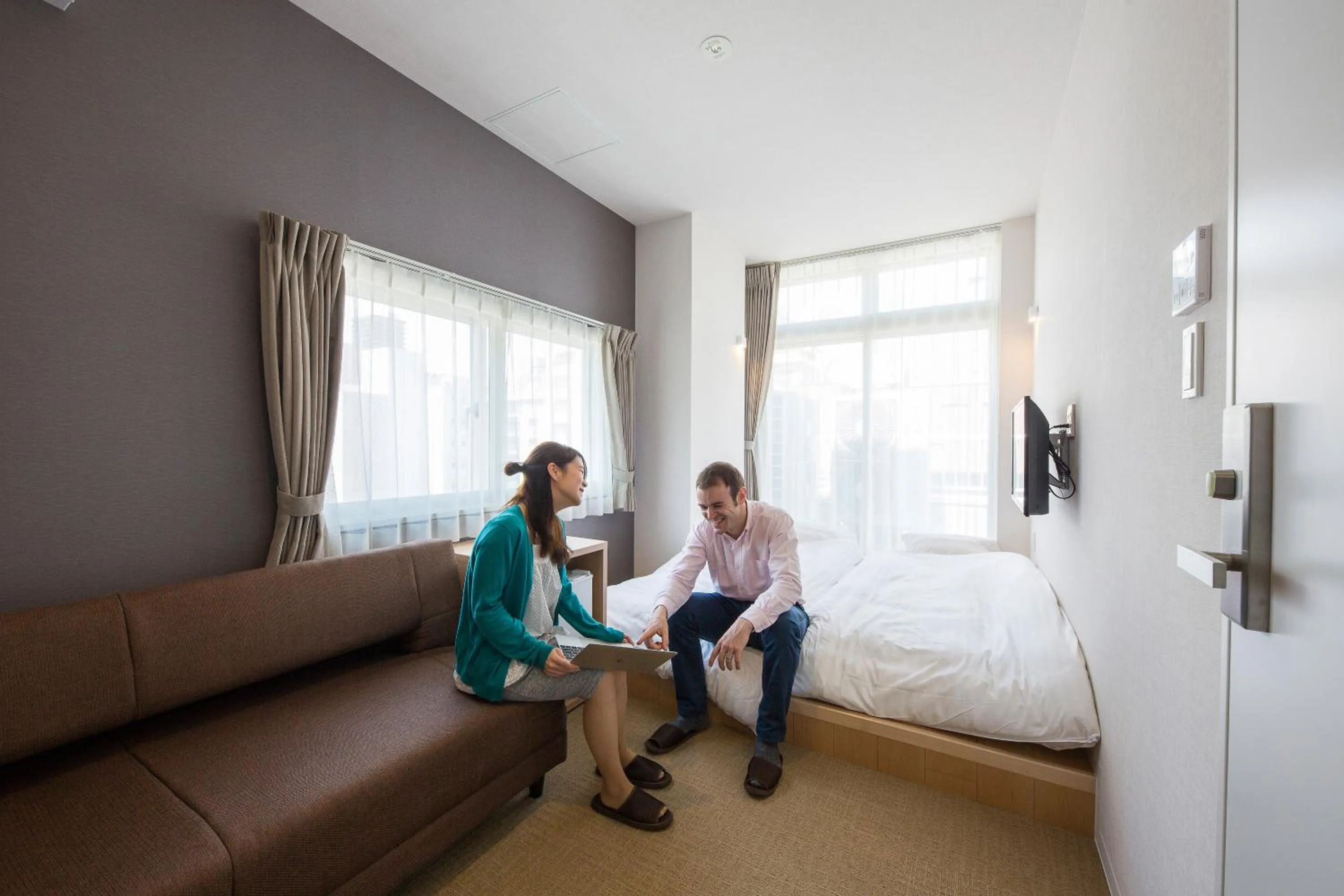 Photo of the whole room in Grids Sapporo Hotel&Hostel