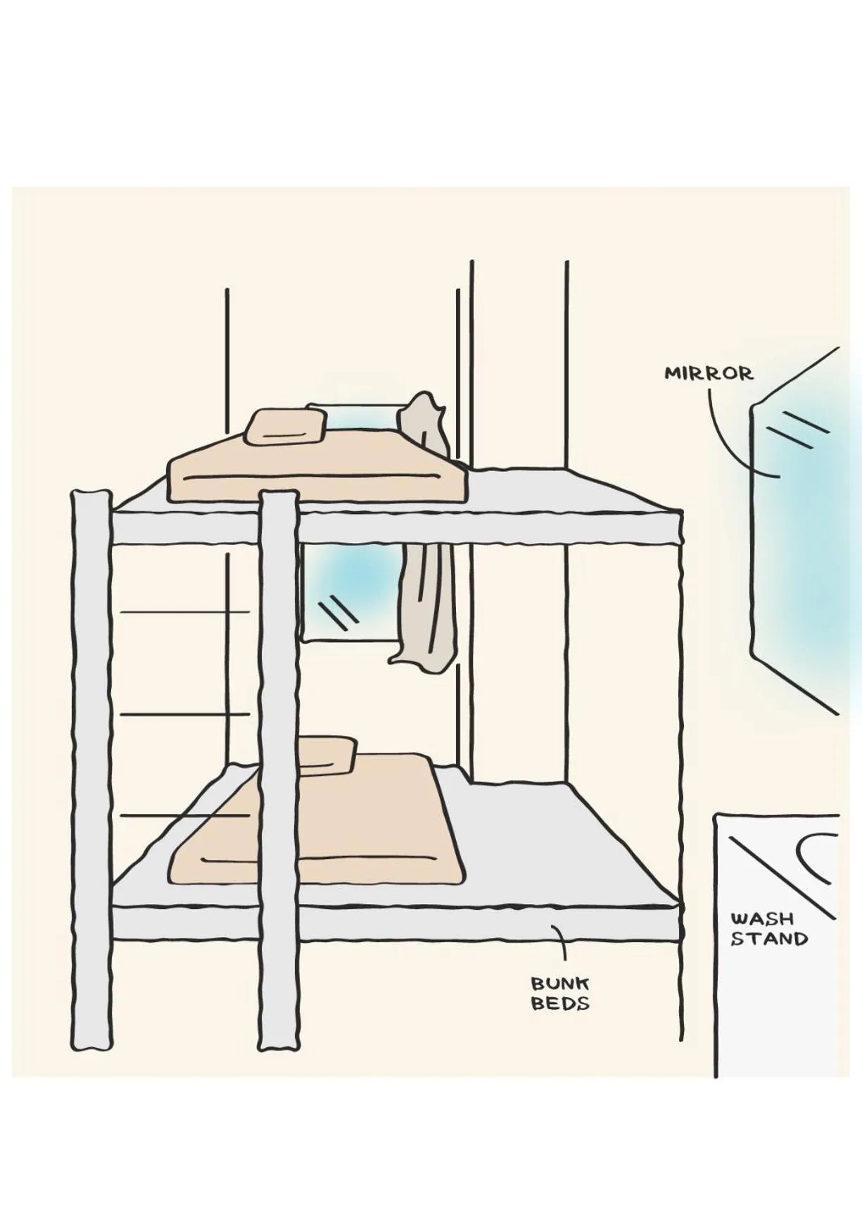 Photo of the whole room in Grids Sapporo Hotel&Hostel
