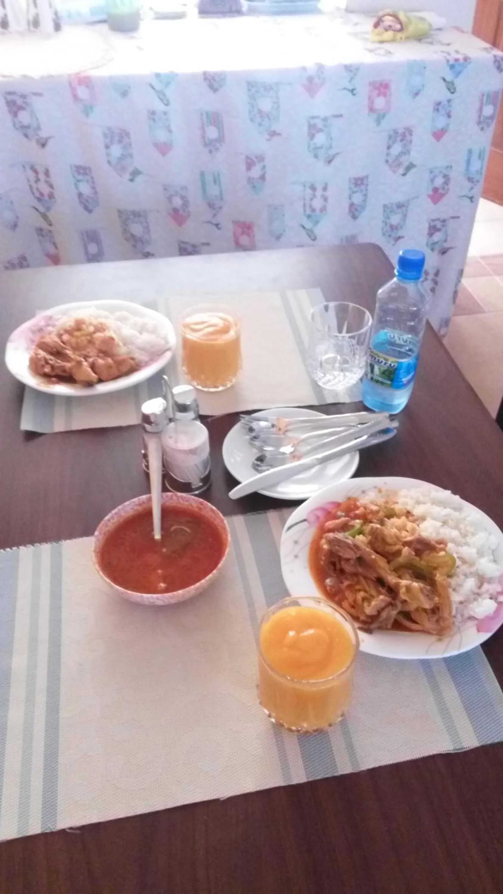 Lunch in Nairobi Airport Apartments