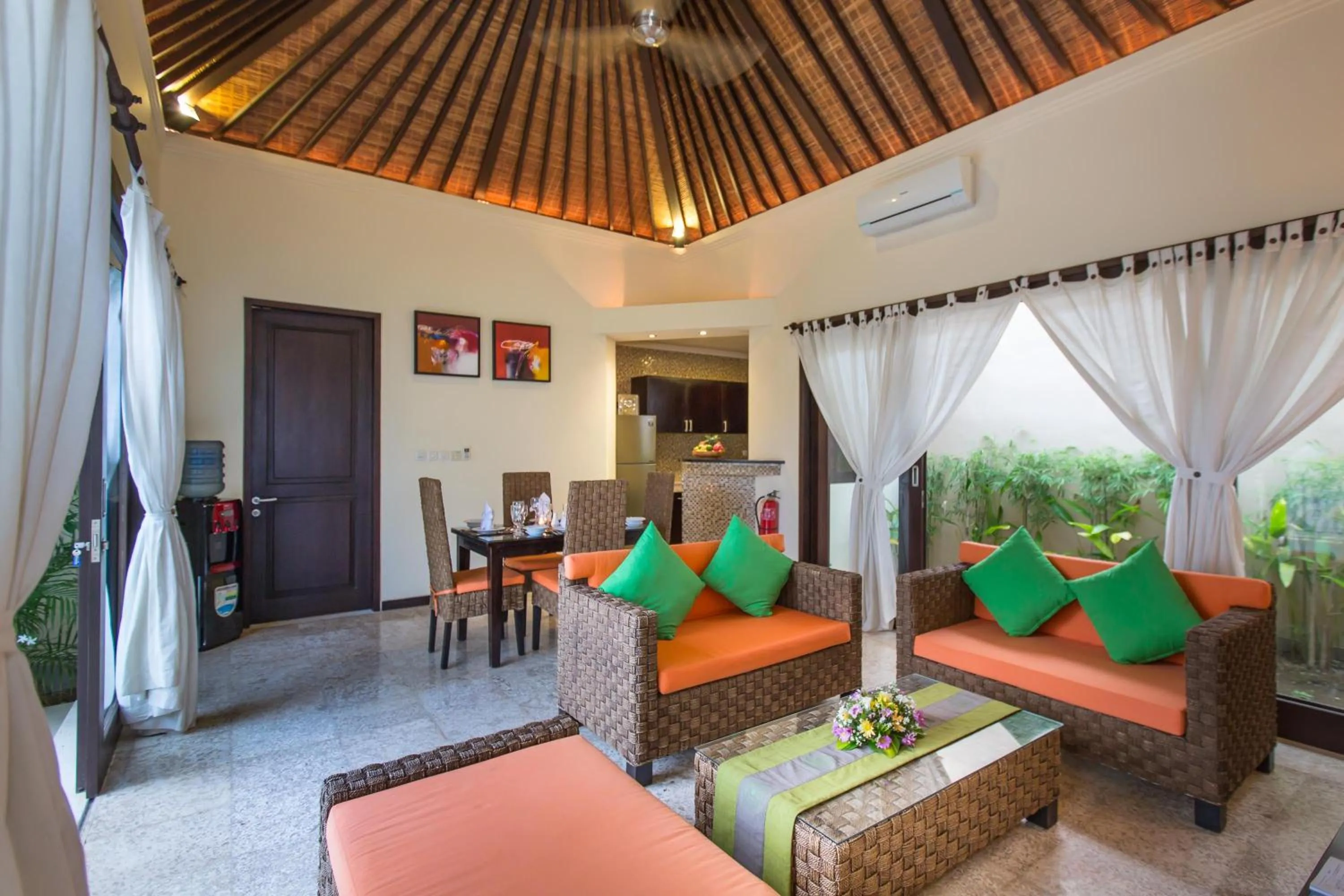 Living room in The Reika Villas by Nagisa Bali