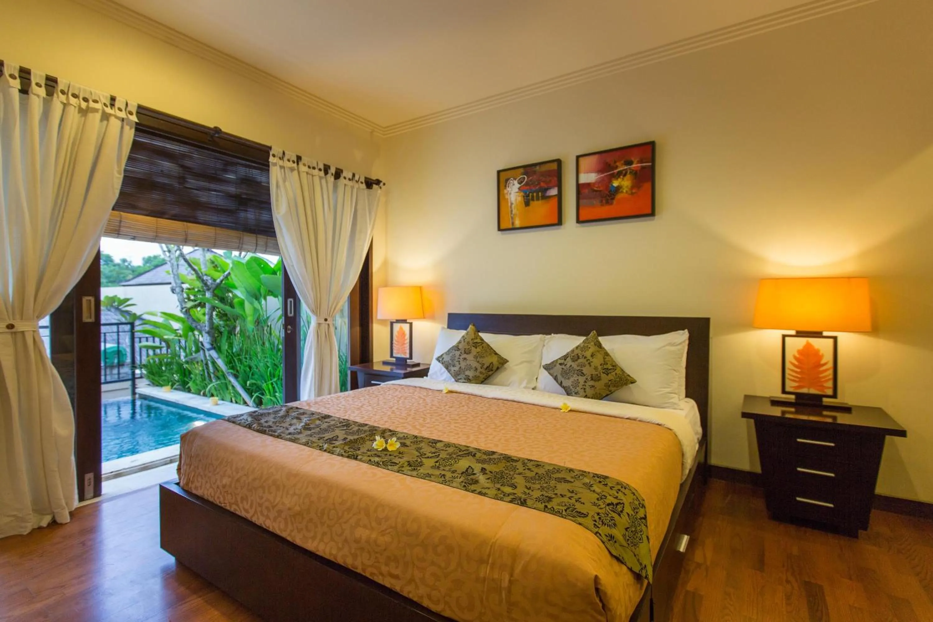 Bed in The Reika Villas by Nagisa Bali