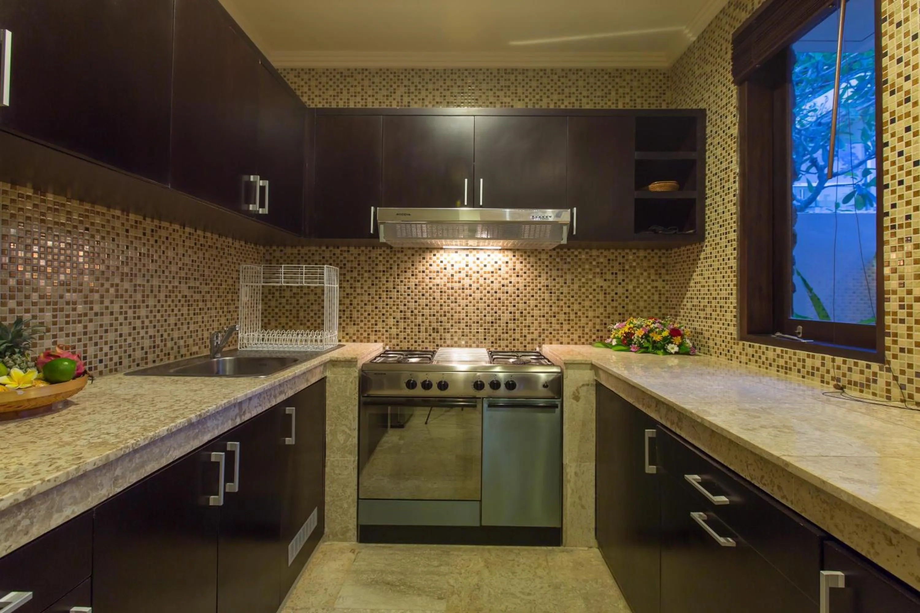 Kitchen or kitchenette in The Reika Villas by Nagisa Bali