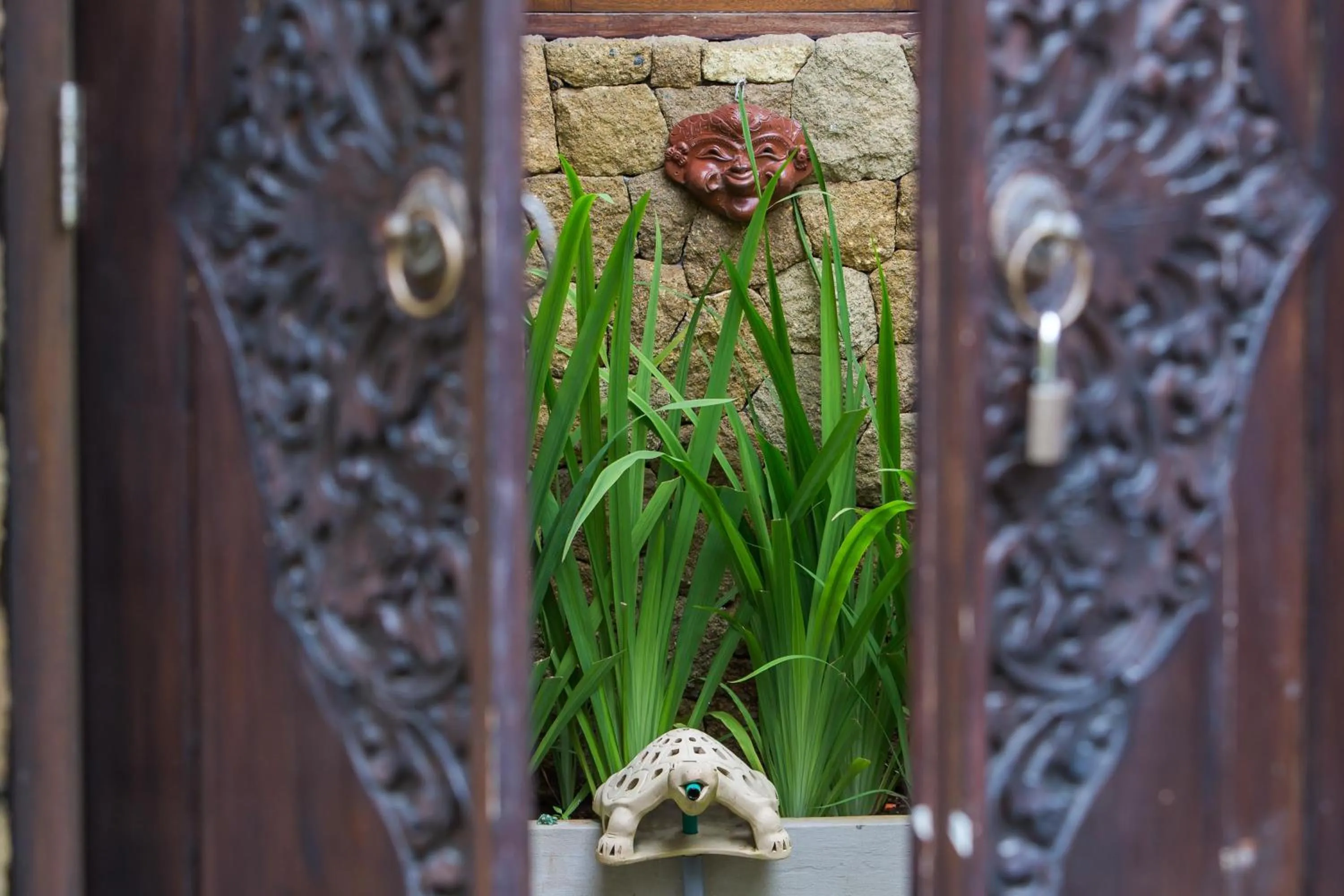 Facade/entrance in The Reika Villas by Nagisa Bali
