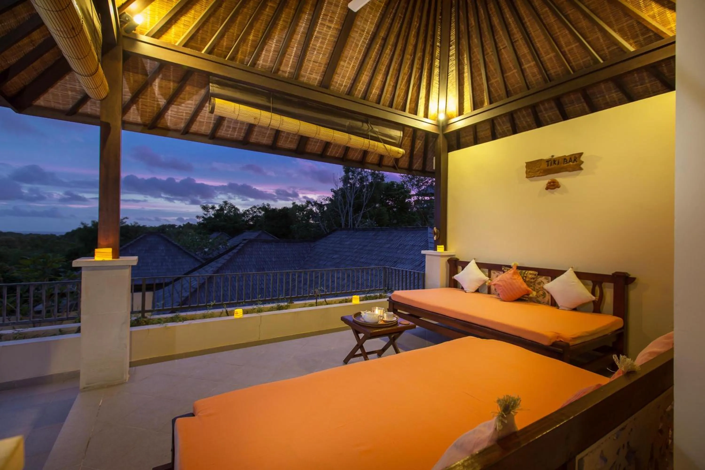 View (from property/room), Bed in The Reika Villas by Nagisa Bali