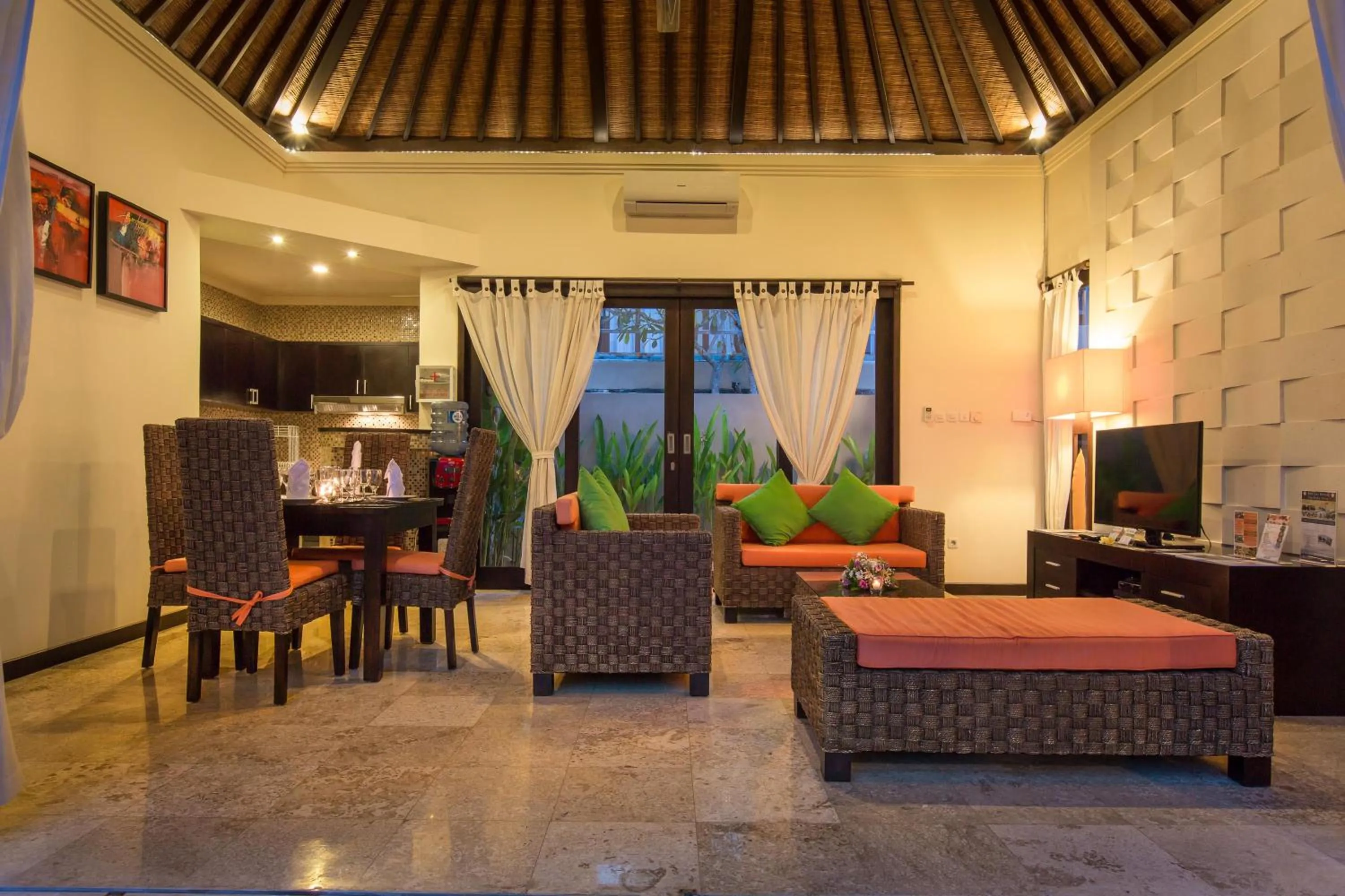 Living room in The Reika Villas by Nagisa Bali