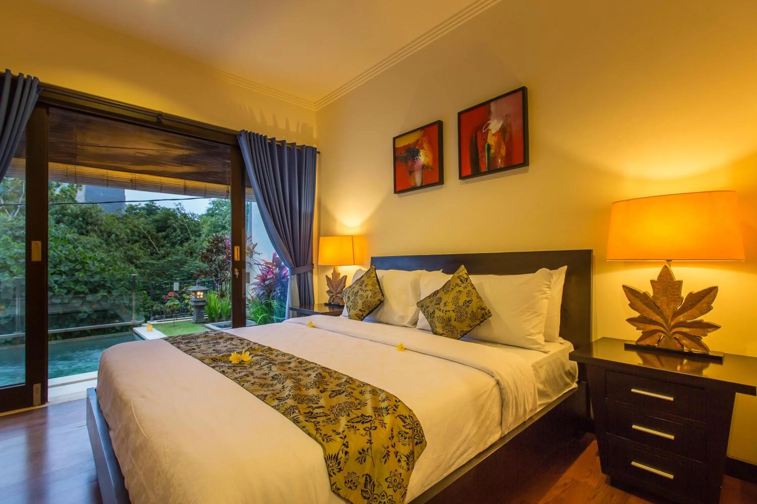 Bed in The Reika Villas by Nagisa Bali