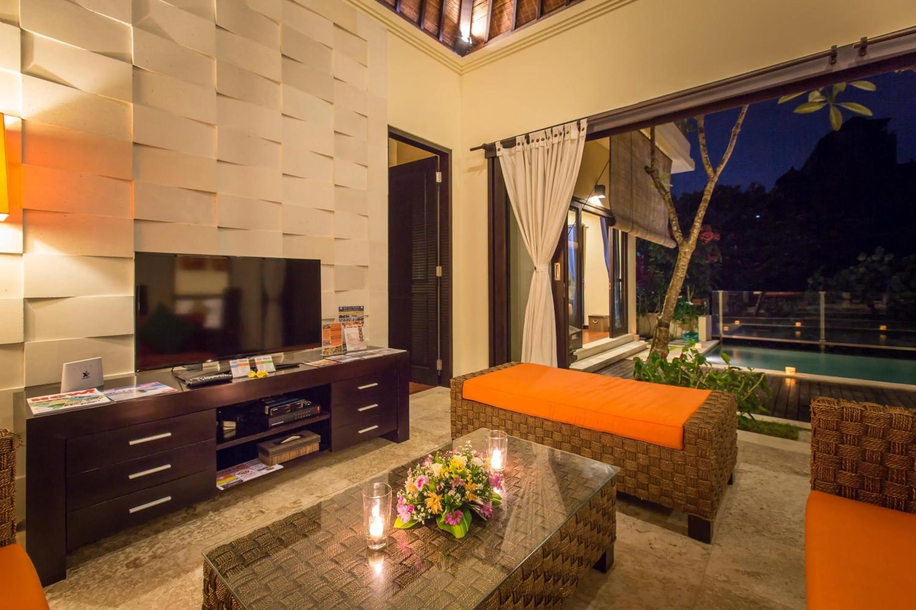 Living room in The Reika Villas by Nagisa Bali