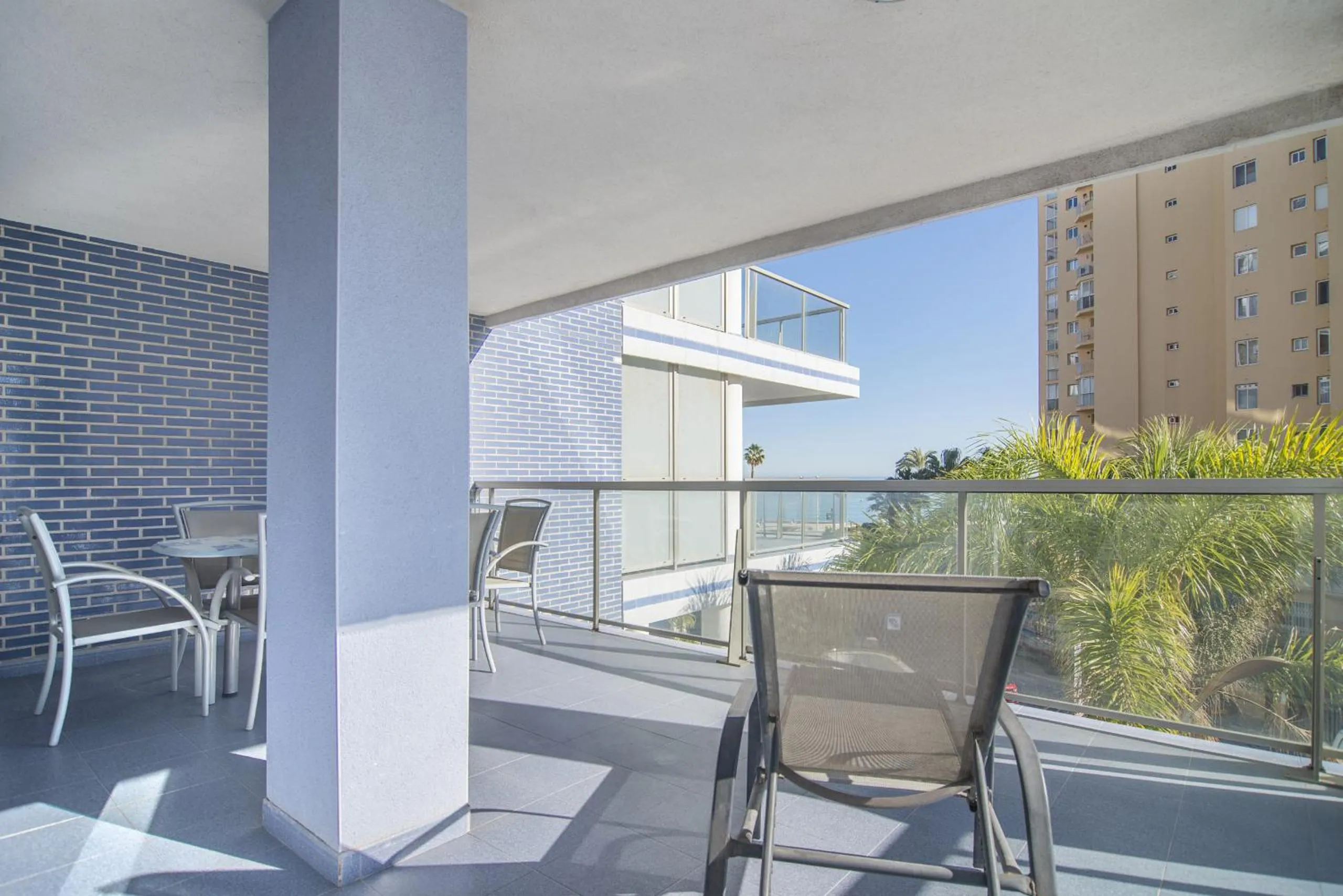 Balcony/Terrace in Apartamentos Hipocampos Calpe Rent Apart