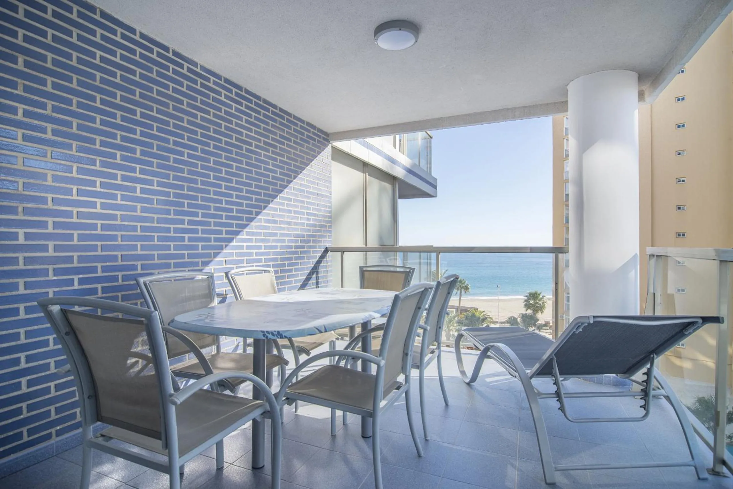 Balcony/Terrace in Apartamentos Hipocampos Calpe Rent Apart