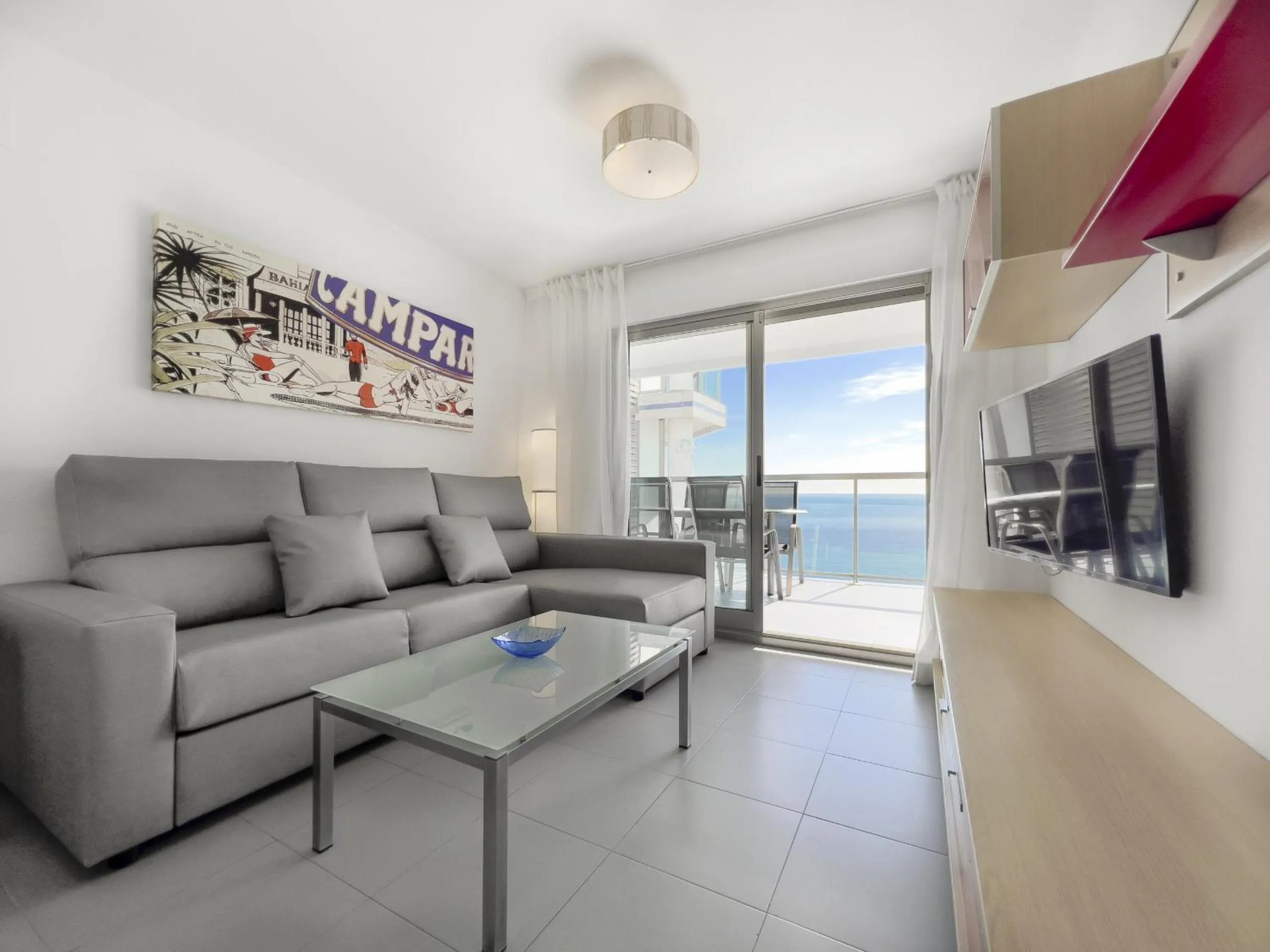 Communal lounge/ TV room in Apartamentos Hipocampos Calpe Rent Apart