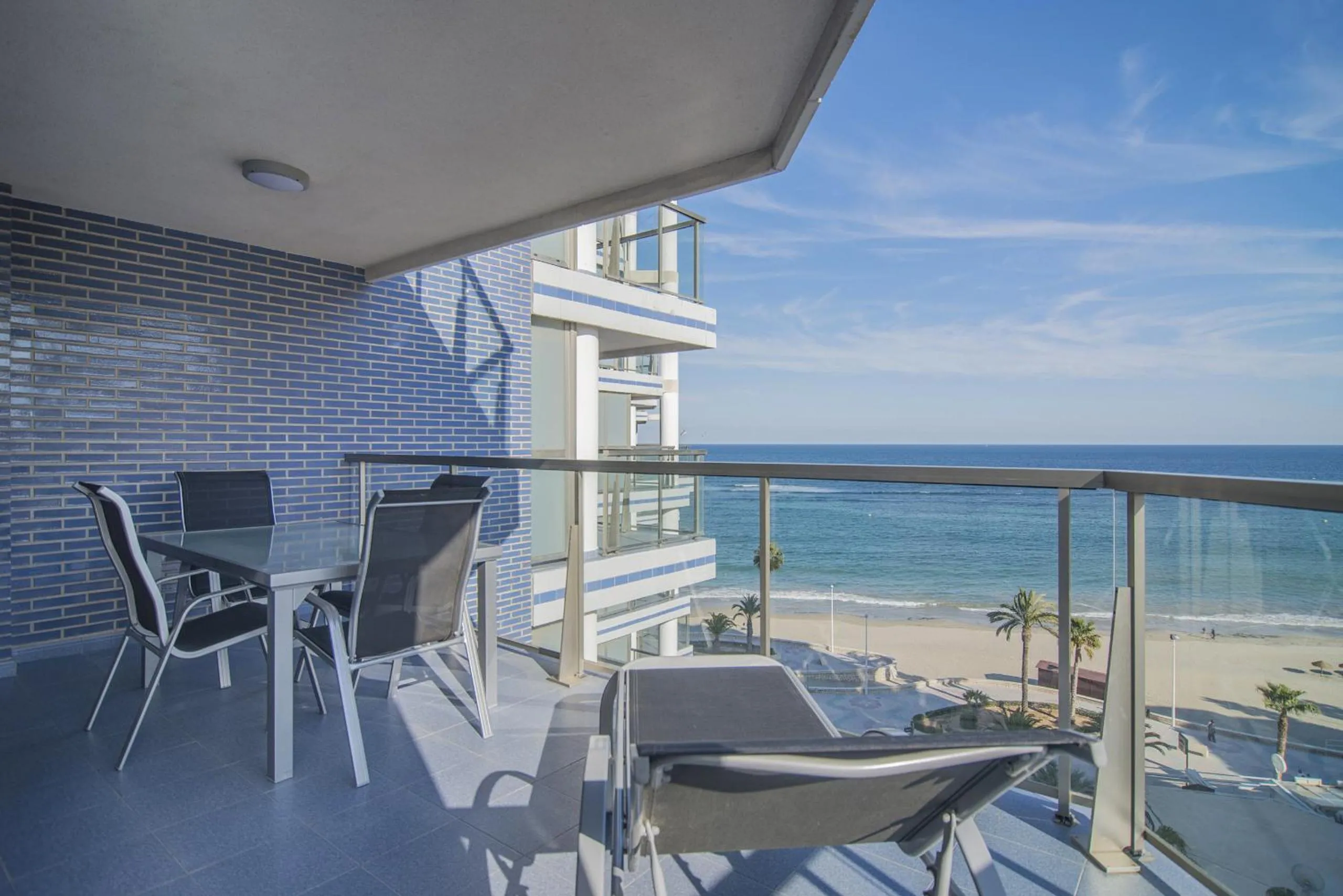 Balcony/Terrace in Apartamentos Hipocampos Calpe Rent Apart
