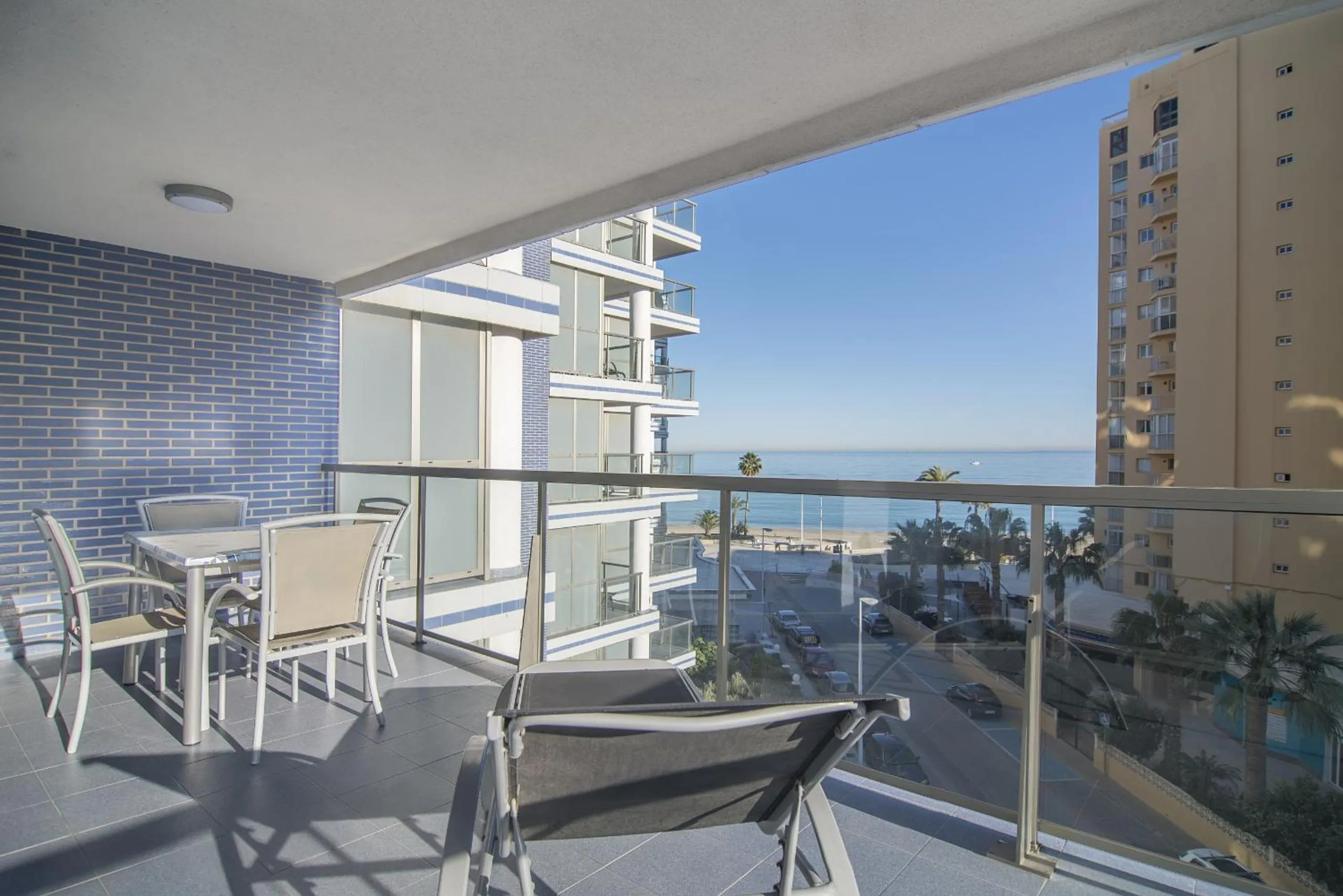 Balcony/Terrace in Apartamentos Hipocampos Calpe Rent Apart