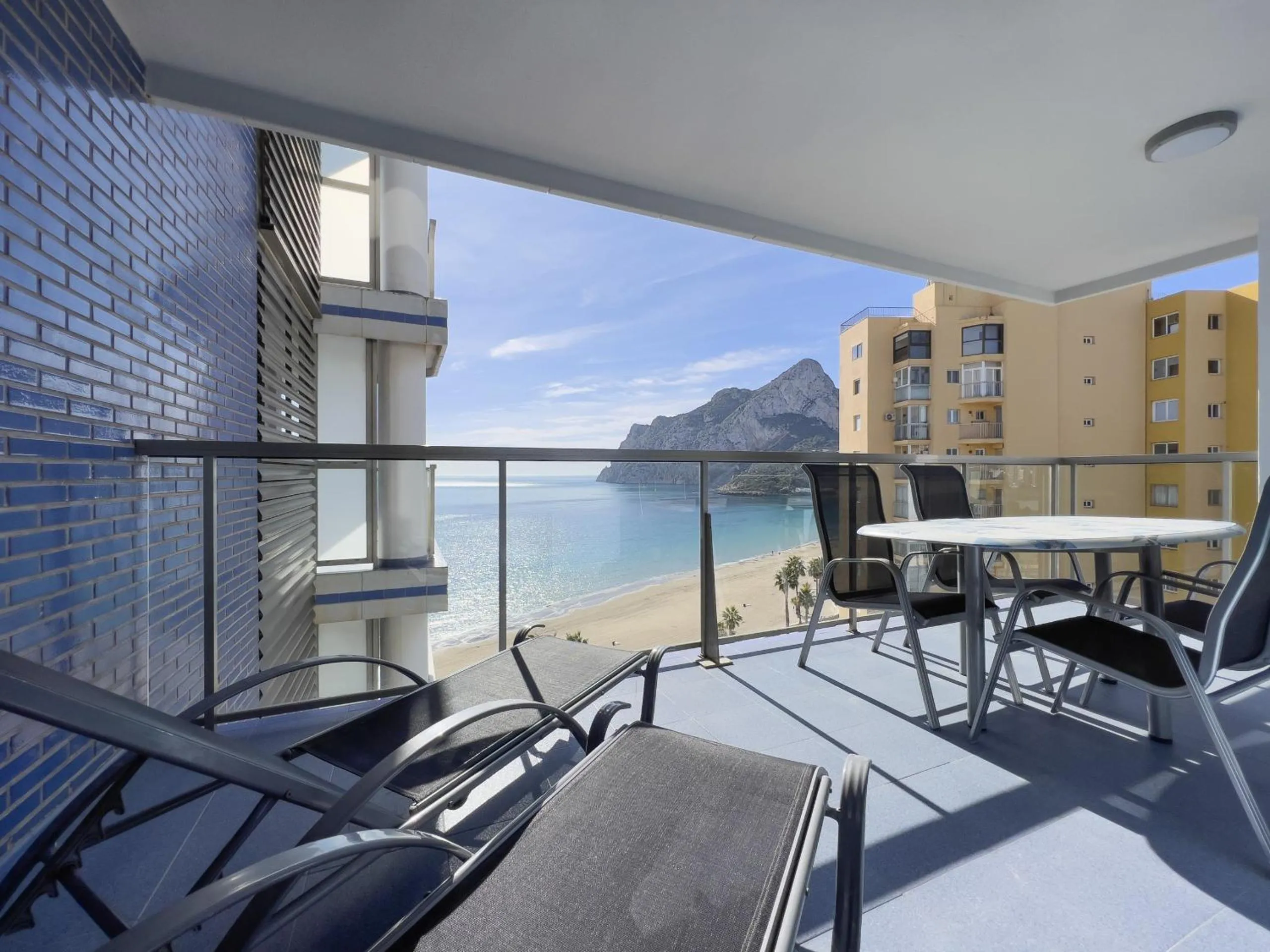 Balcony/Terrace in Apartamentos Hipocampos Calpe Rent Apart