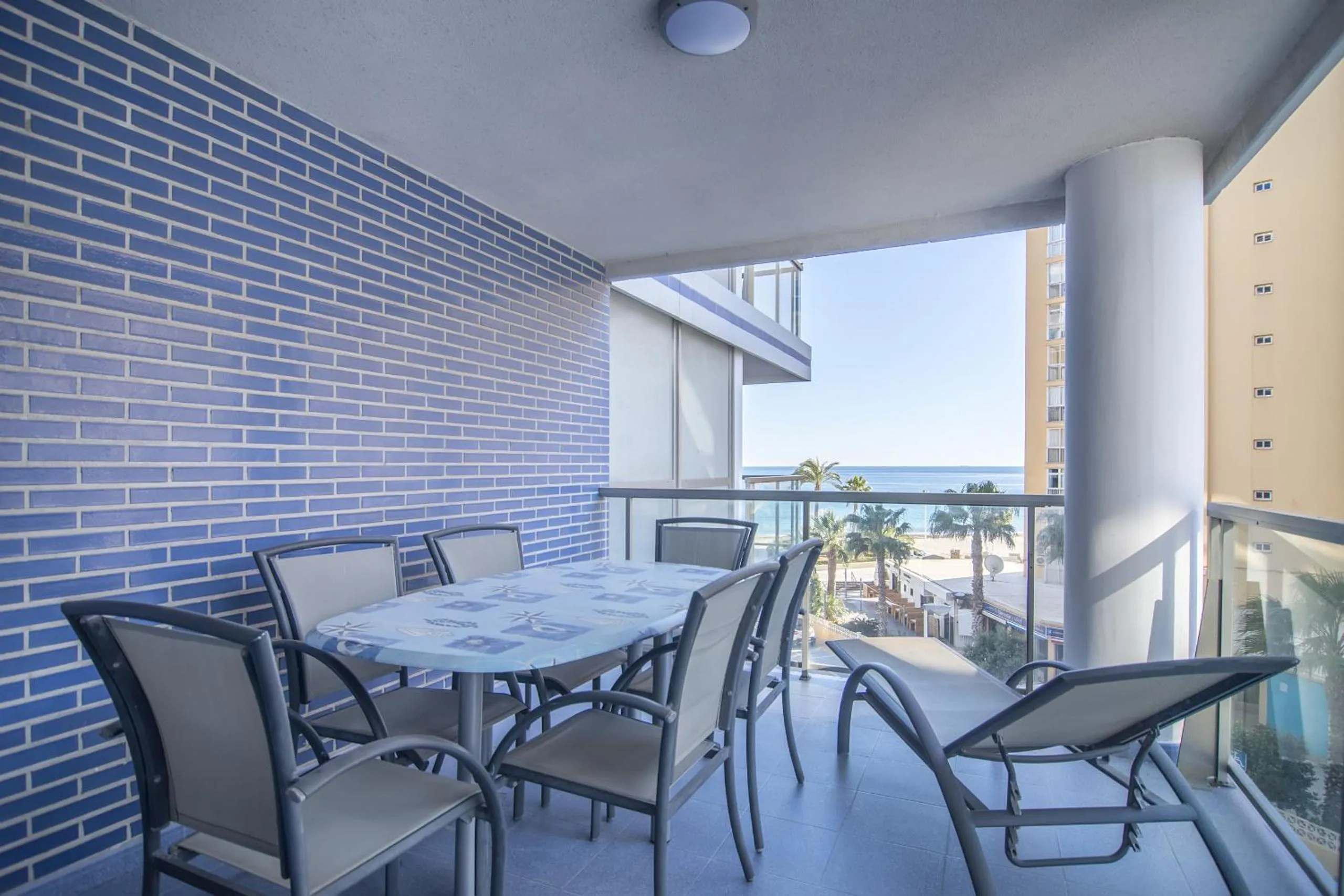 Balcony/Terrace in Apartamentos Hipocampos Calpe Rent Apart