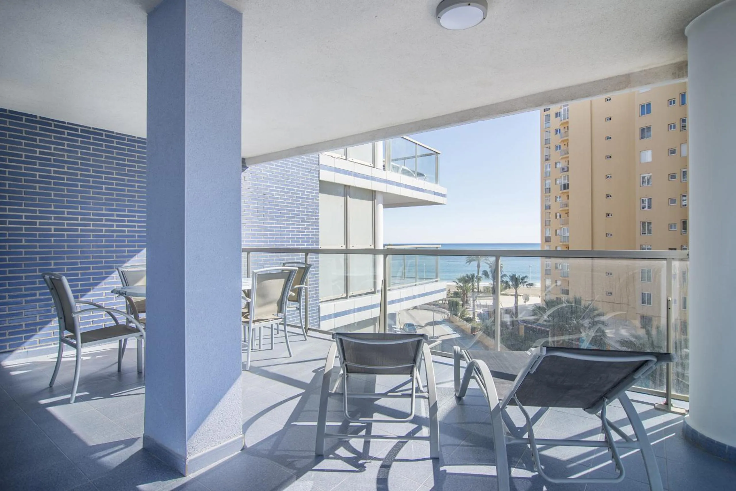 Balcony/Terrace in Apartamentos Hipocampos Calpe Rent Apart