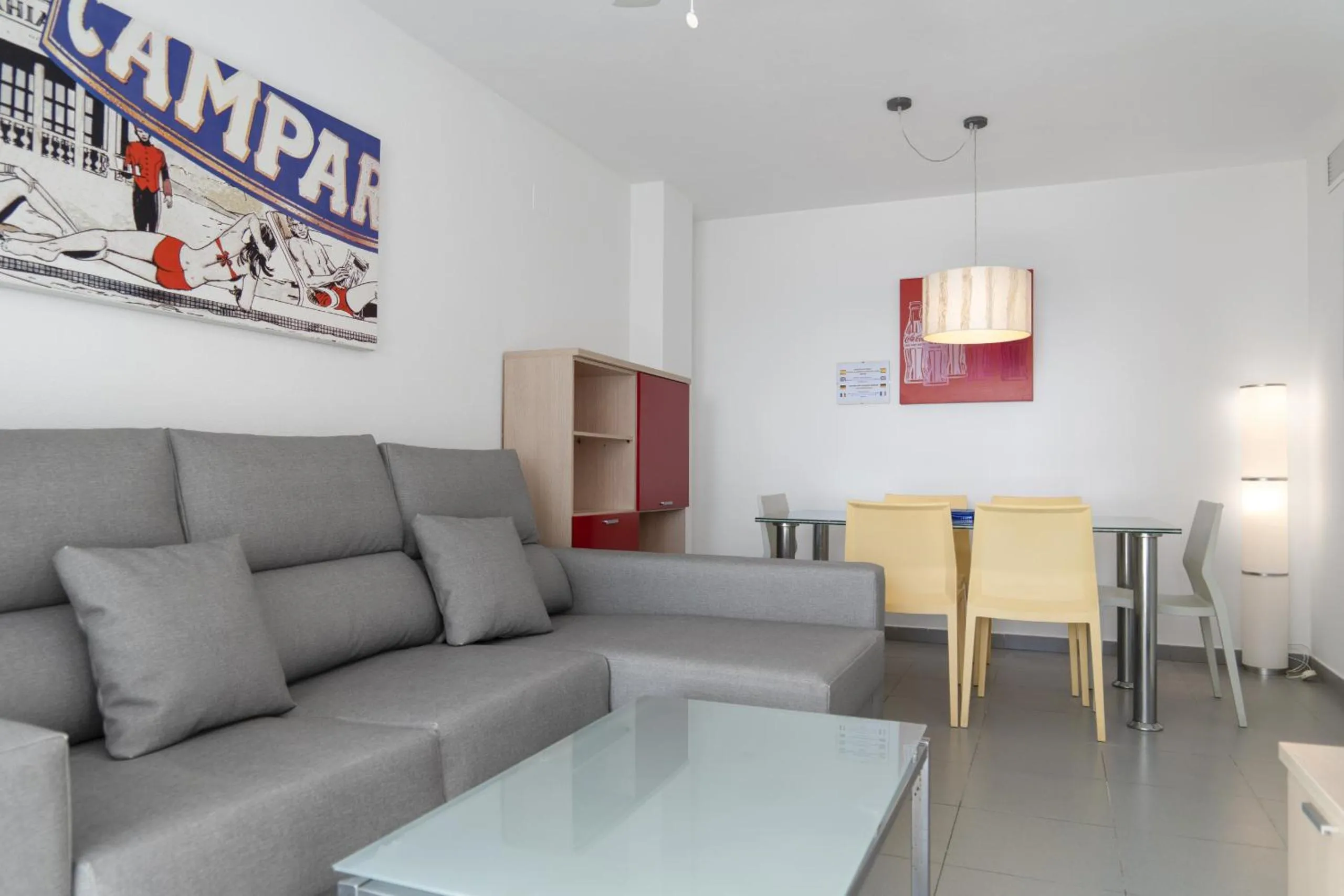 Communal lounge/ TV room in Apartamentos Hipocampos Calpe Rent Apart