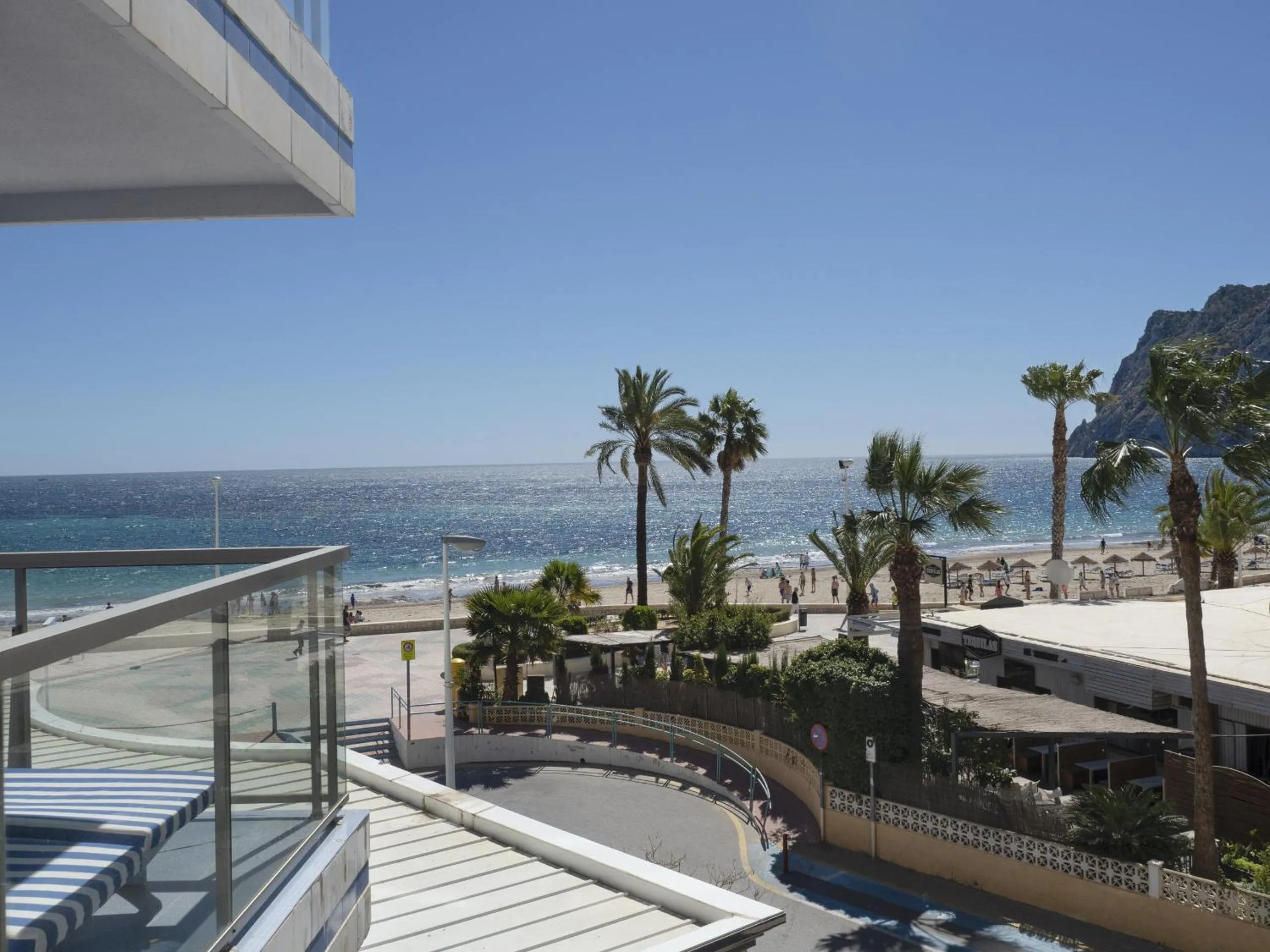 Balcony/Terrace in Apartamentos Hipocampos Calpe Rent Apart