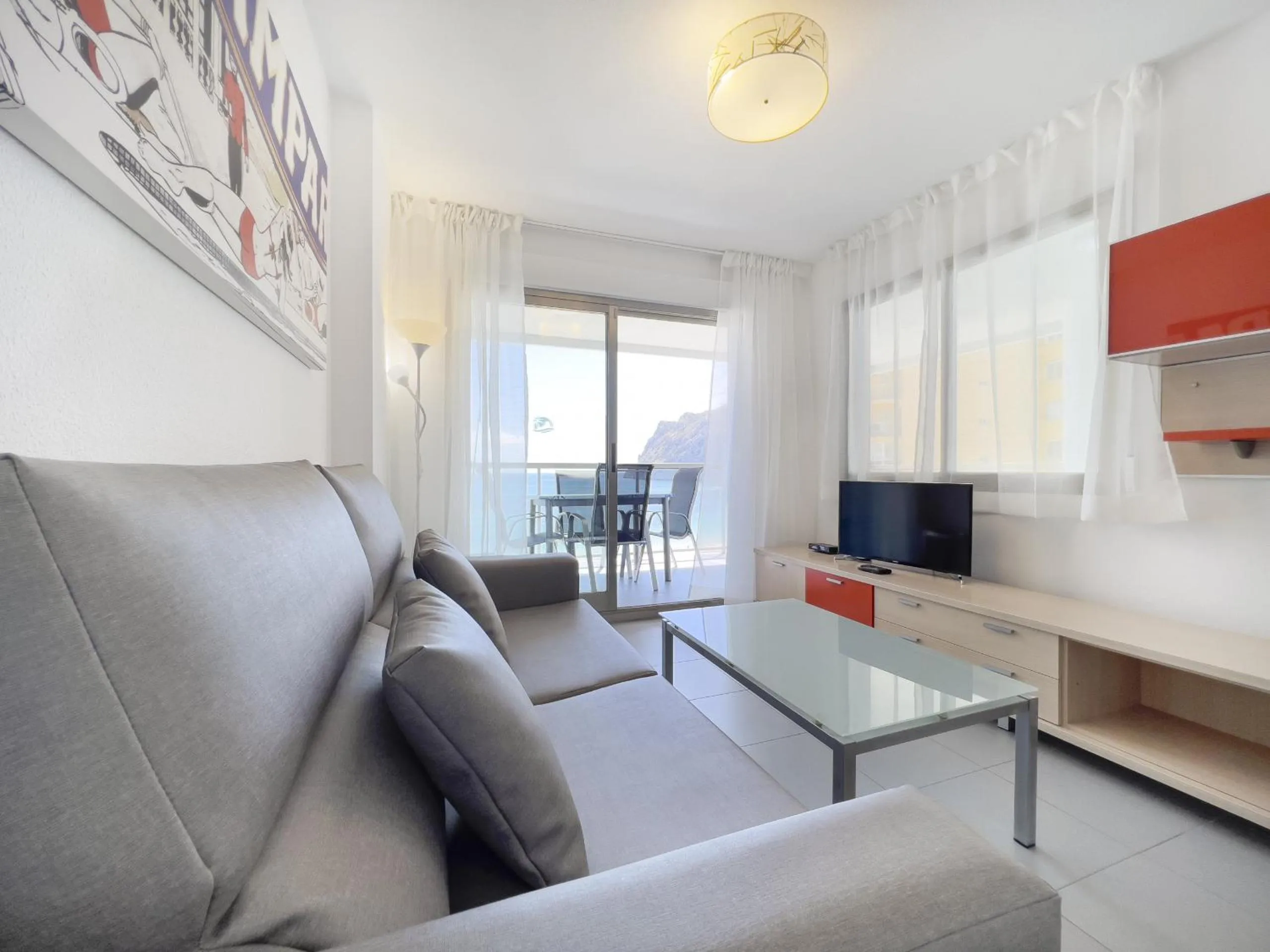 Communal lounge/ TV room in Apartamentos Hipocampos Calpe Rent Apart