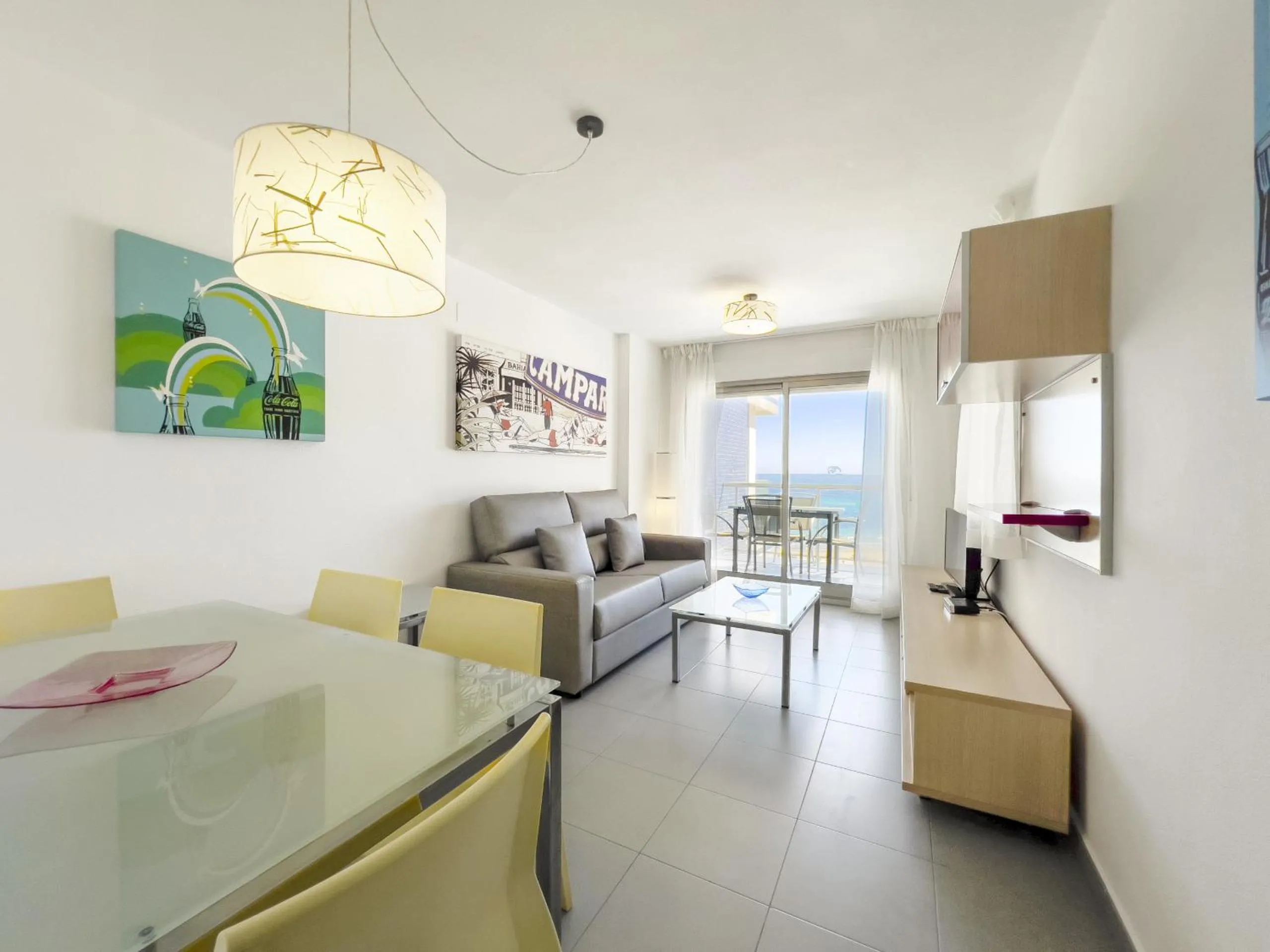 Communal lounge/ TV room in Apartamentos Hipocampos Calpe Rent Apart