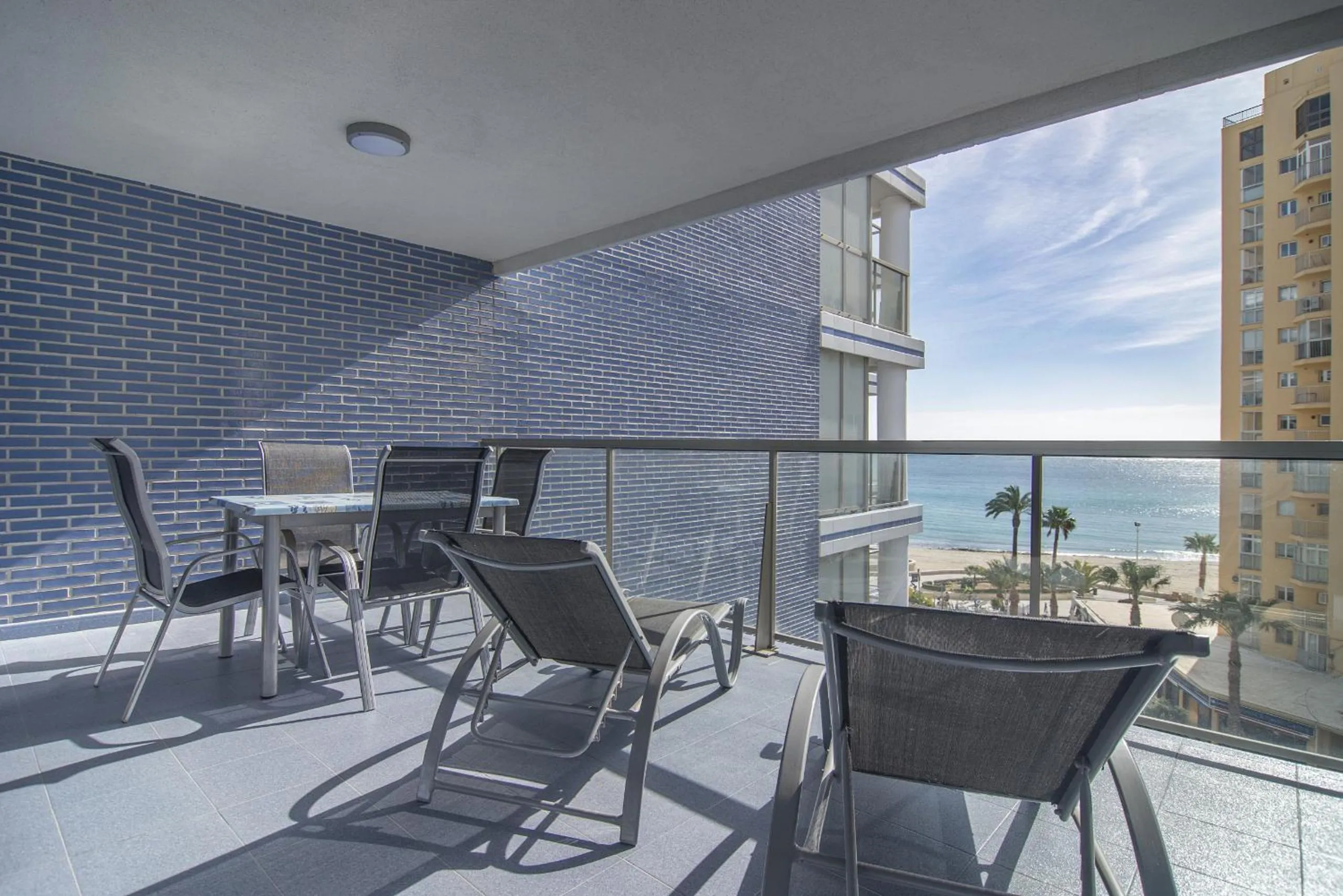 Balcony/Terrace in Apartamentos Hipocampos Calpe Rent Apart