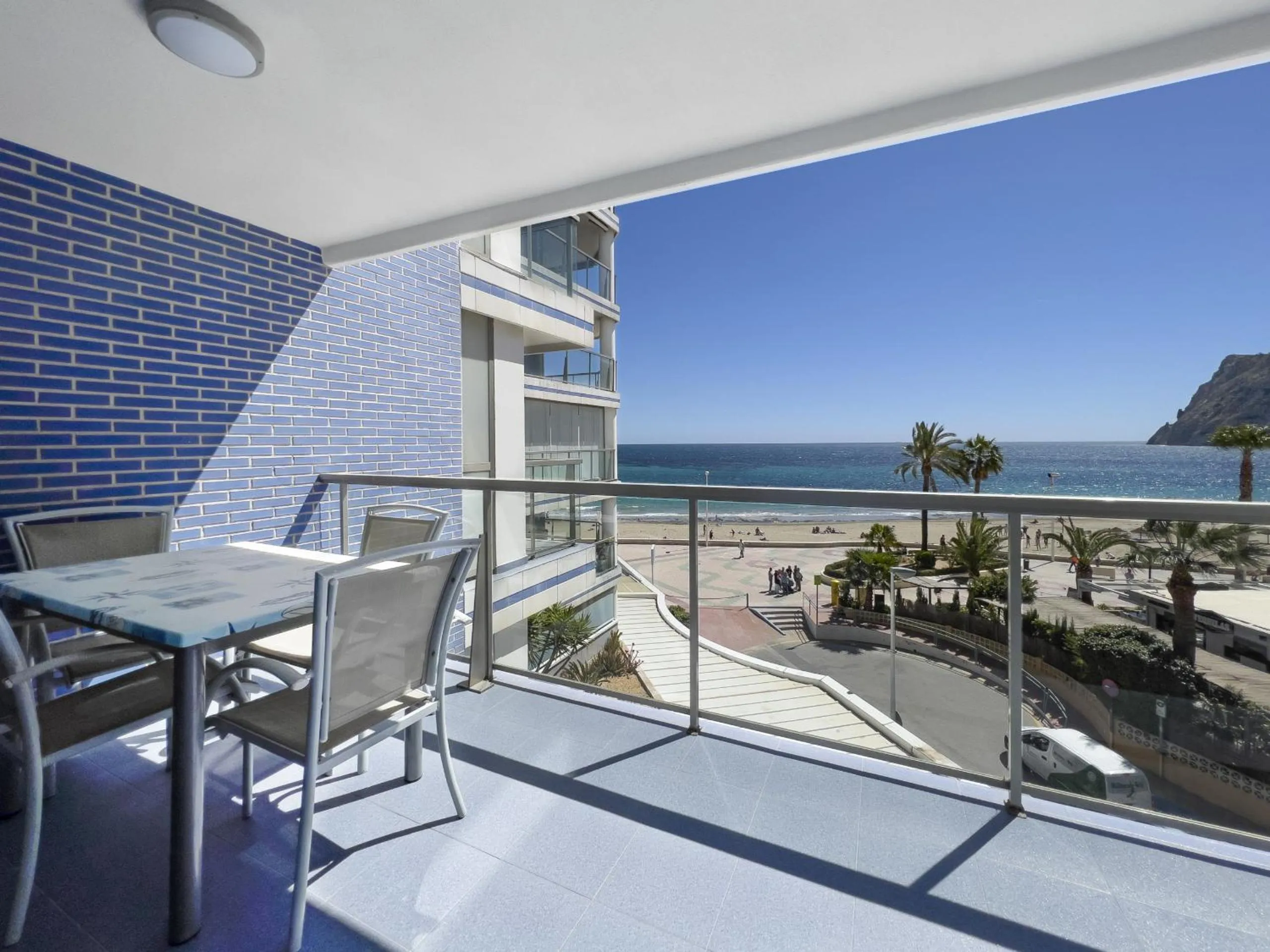 Balcony/Terrace in Apartamentos Hipocampos Calpe Rent Apart