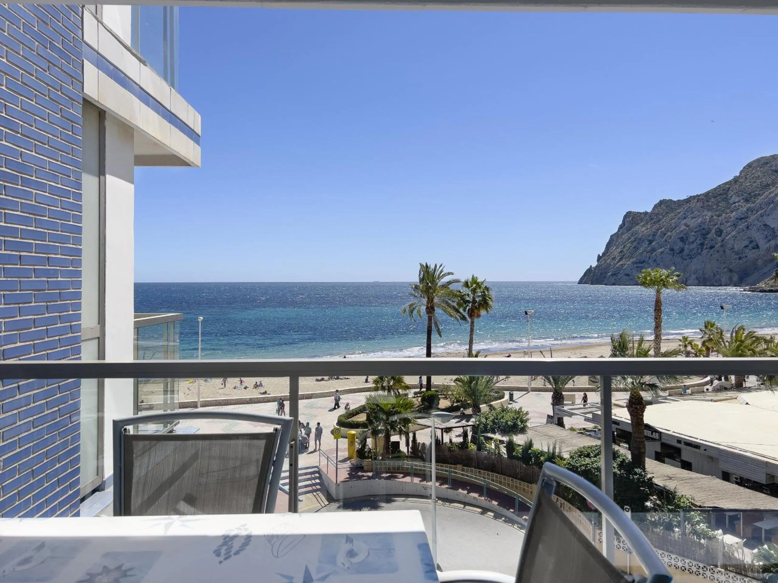 Balcony/Terrace in Apartamentos Hipocampos Calpe Rent Apart