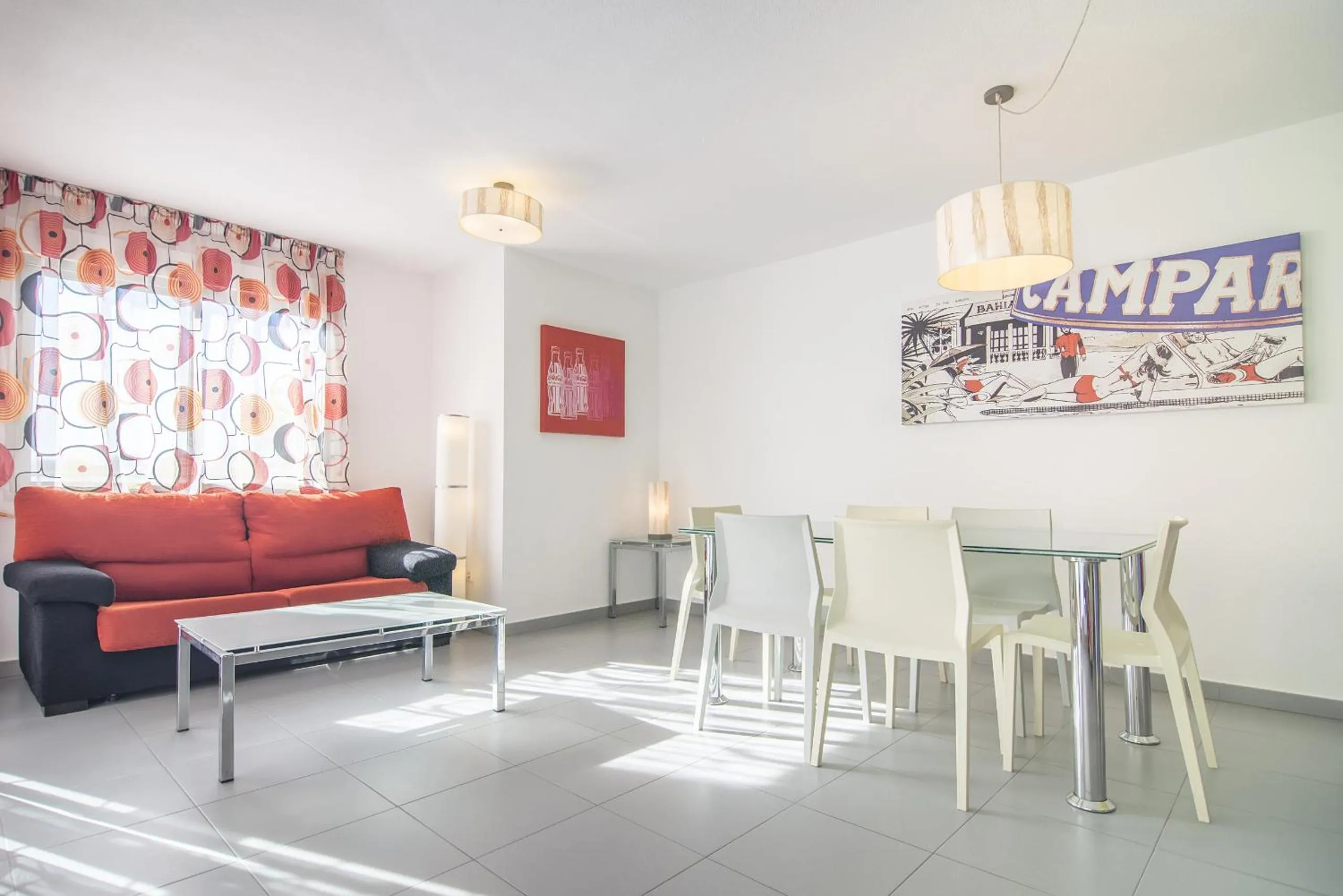 Dining area in Apartamentos Hipocampos Calpe Rent Apart