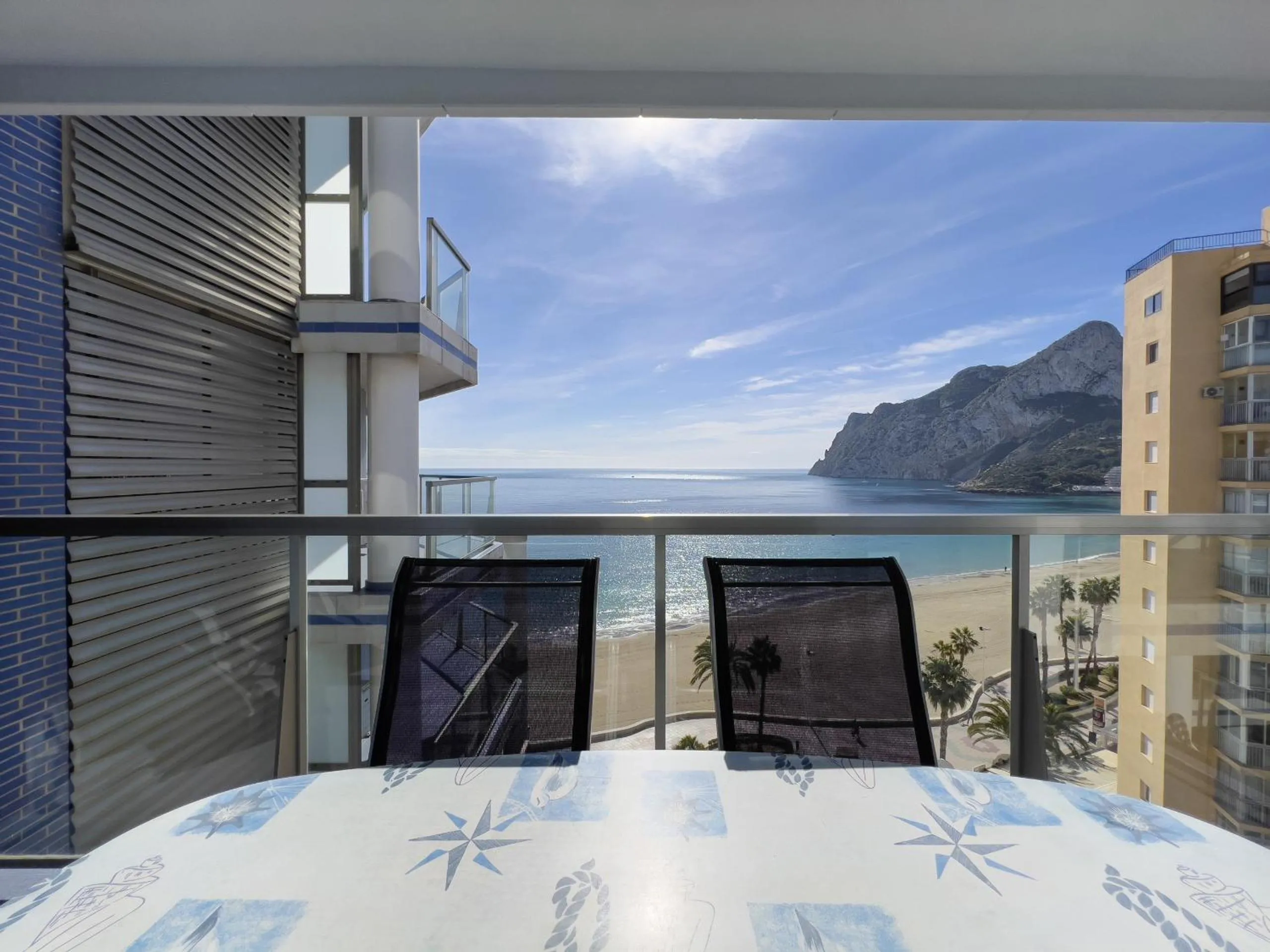 Balcony/Terrace in Apartamentos Hipocampos Calpe Rent Apart