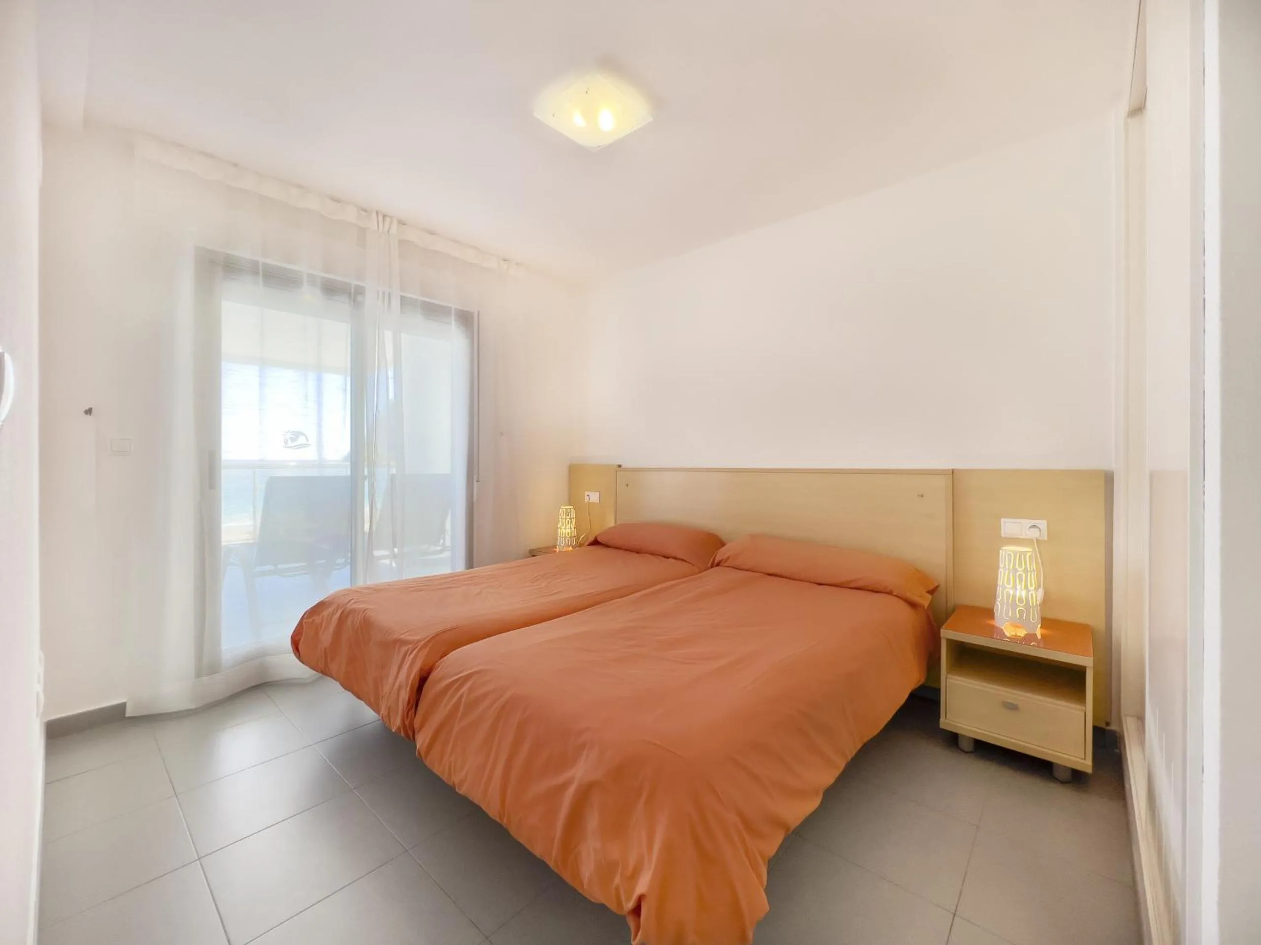 Bed in Apartamentos Hipocampos Calpe Rent Apart