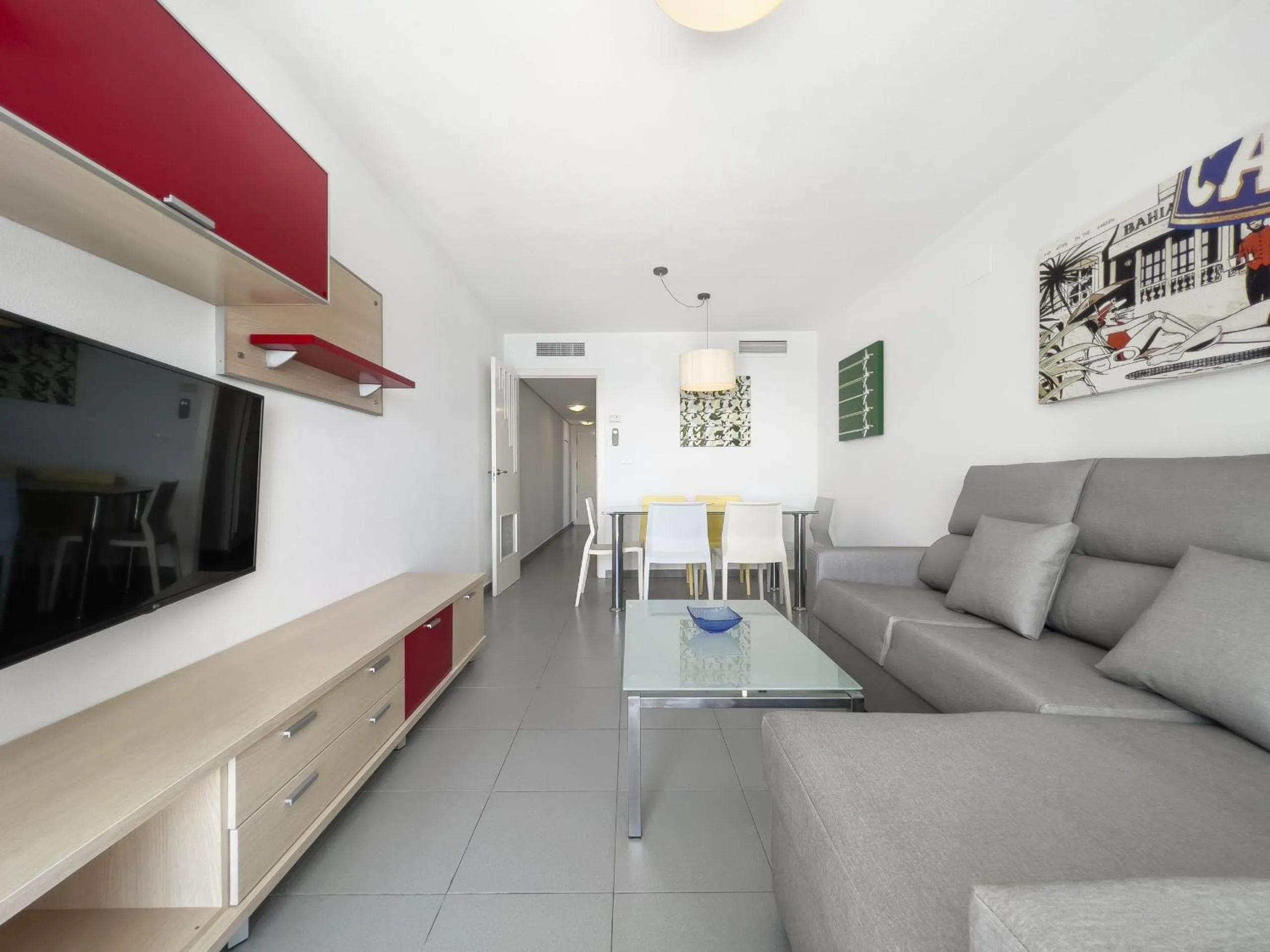 Communal lounge/ TV room in Apartamentos Hipocampos Calpe Rent Apart
