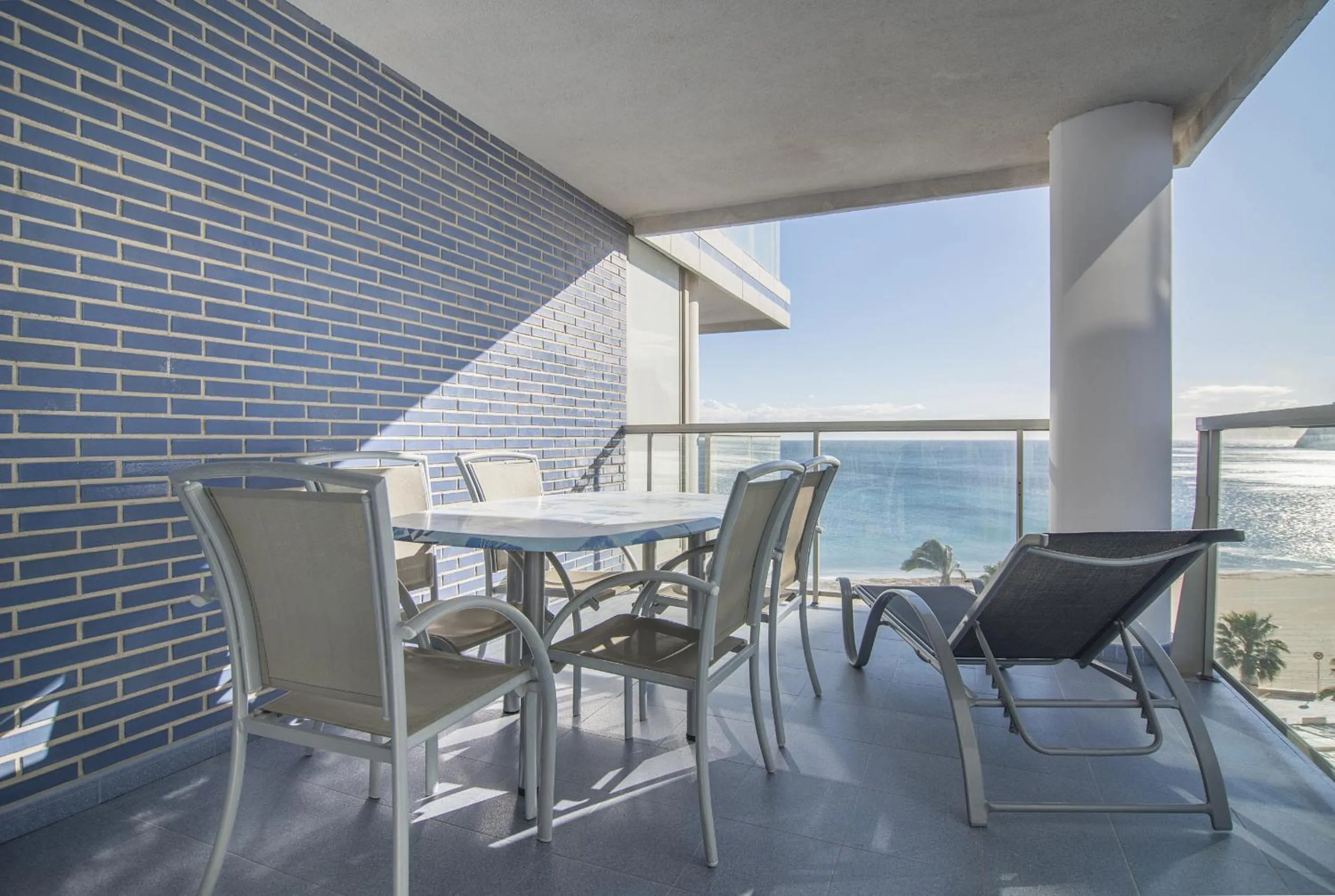 Balcony/Terrace in Apartamentos Hipocampos Calpe Rent Apart