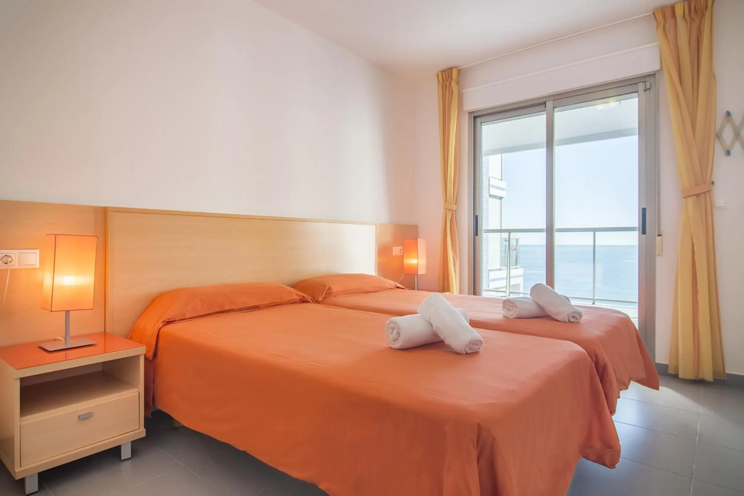 Bed in Apartamentos Hipocampos Calpe Rent Apart