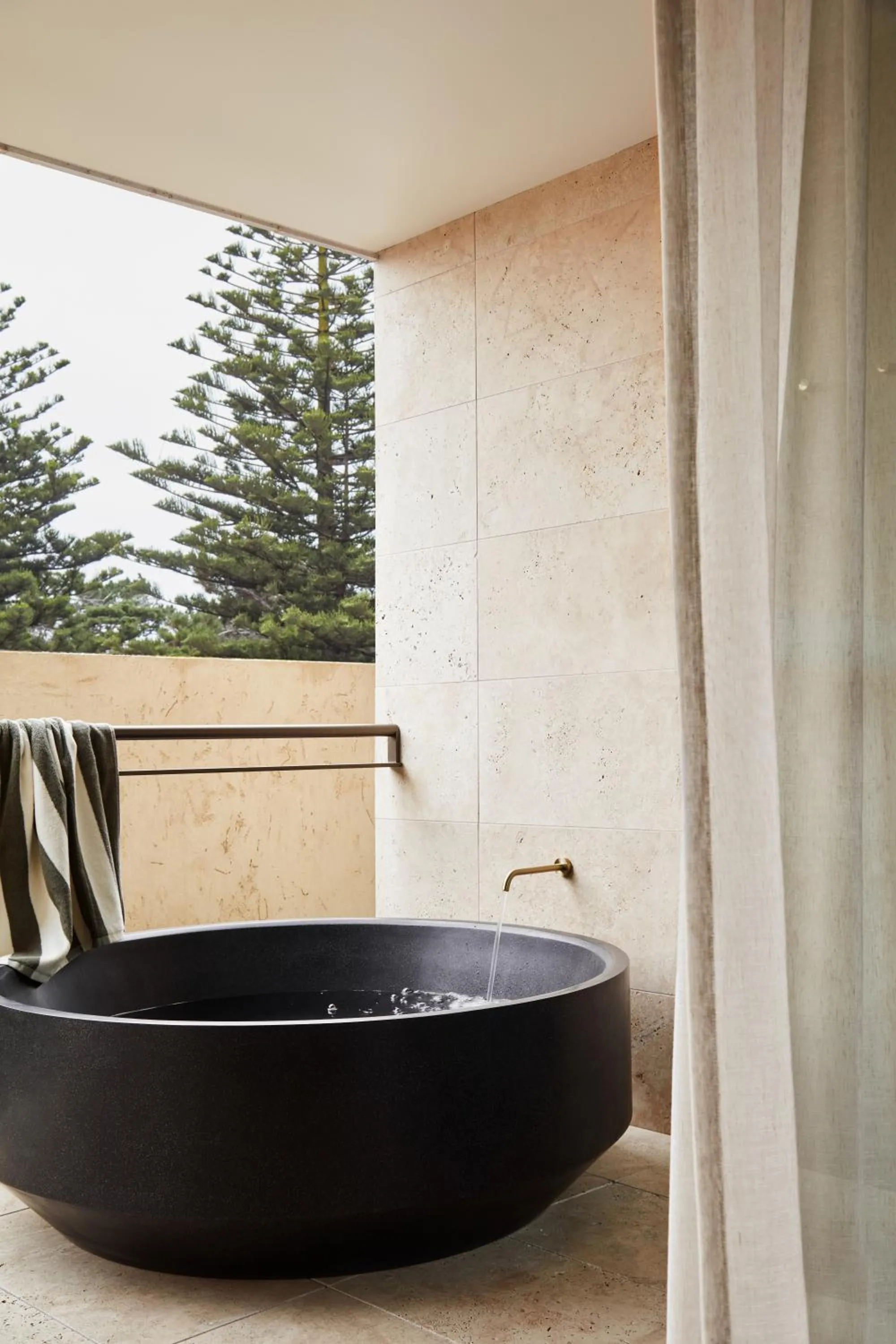 Open Air Bath in Hotel Sorrento