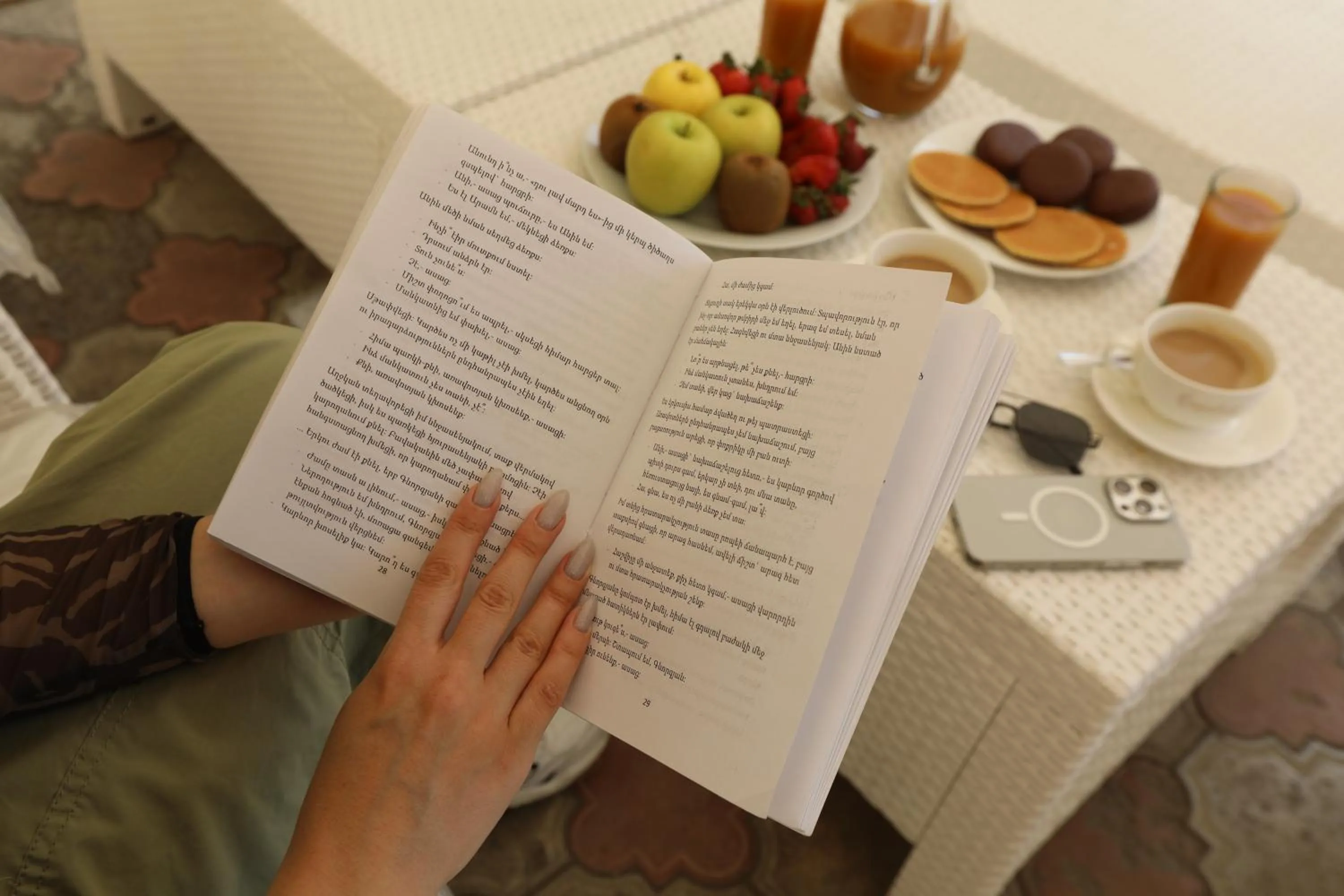 Breakfast in Popock Baghramyan