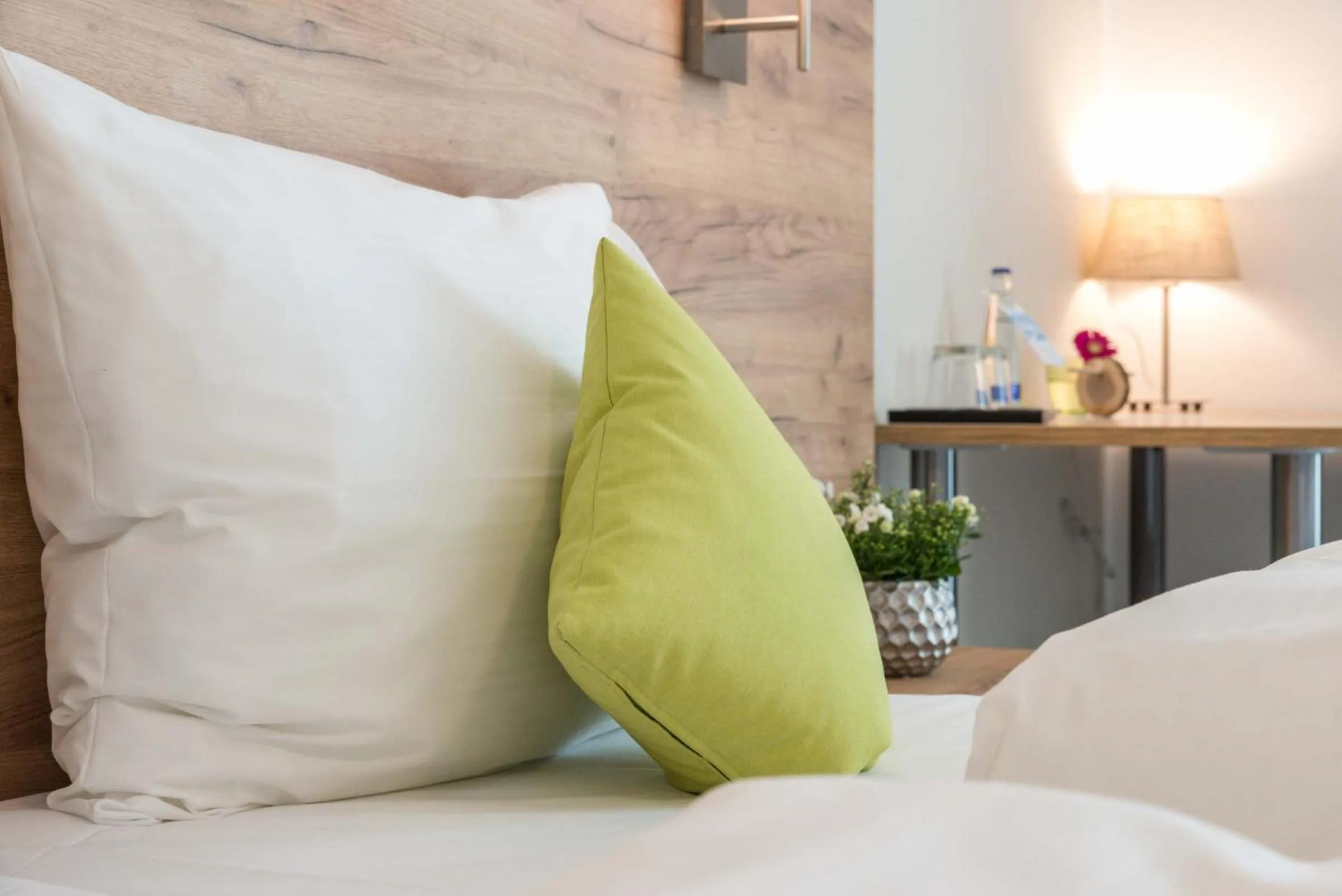 Decorative detail, Bed in Maiers Hotel Parsberg