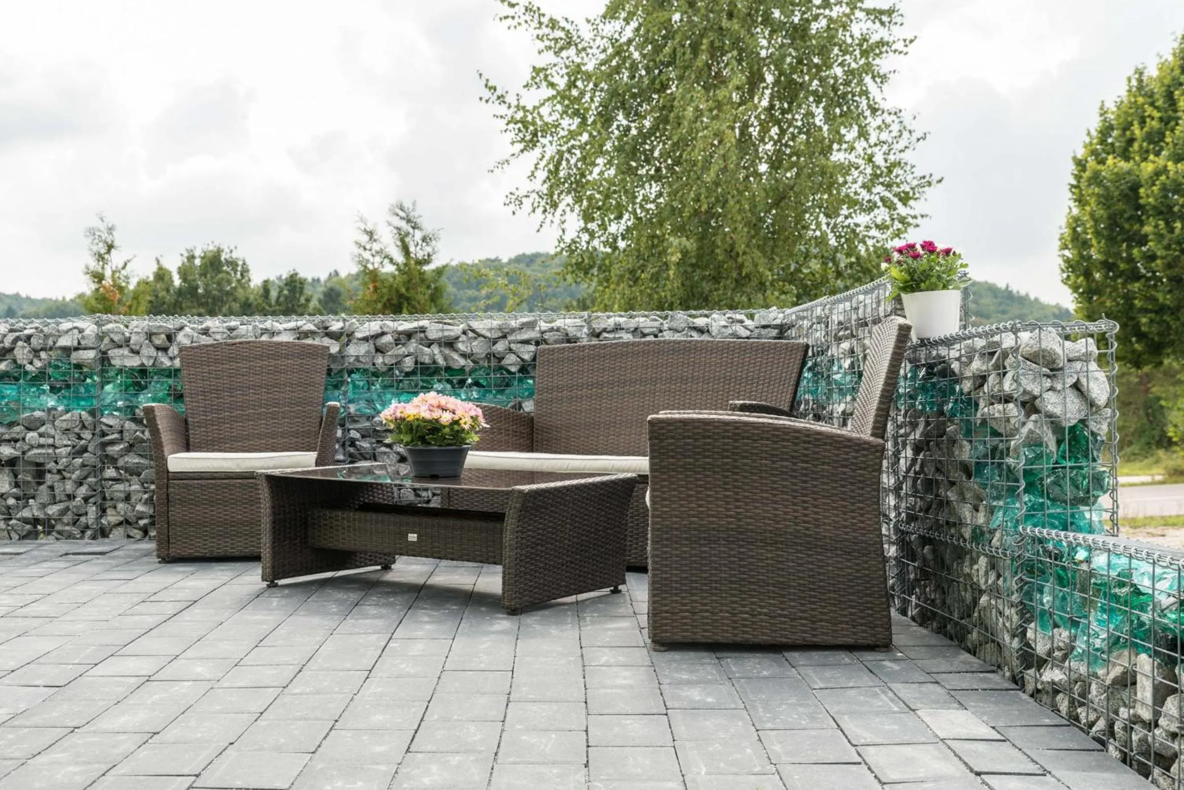 Patio in Maiers Hotel Parsberg