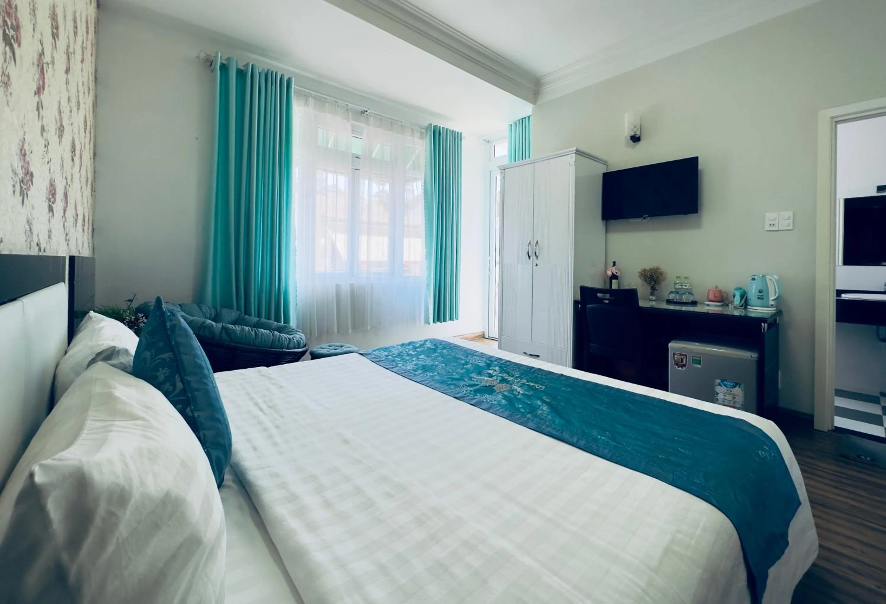 Bed in Dalat Eco Hotel