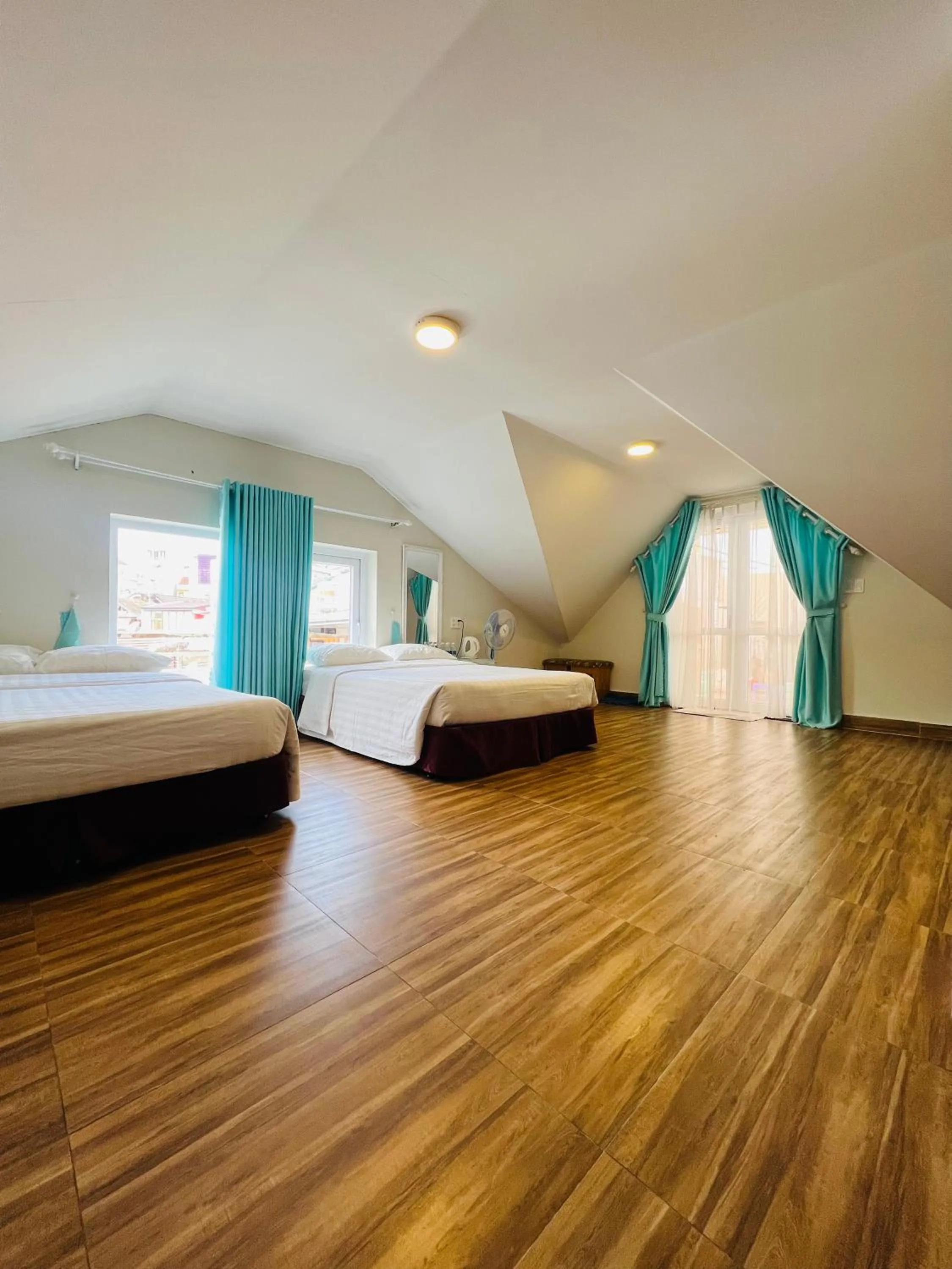 Bed in Dalat Eco Hotel