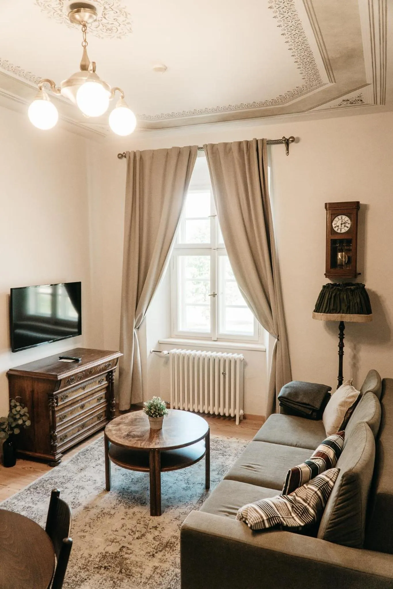 Living room in Aparthotel & Wellness Knížecí cesta