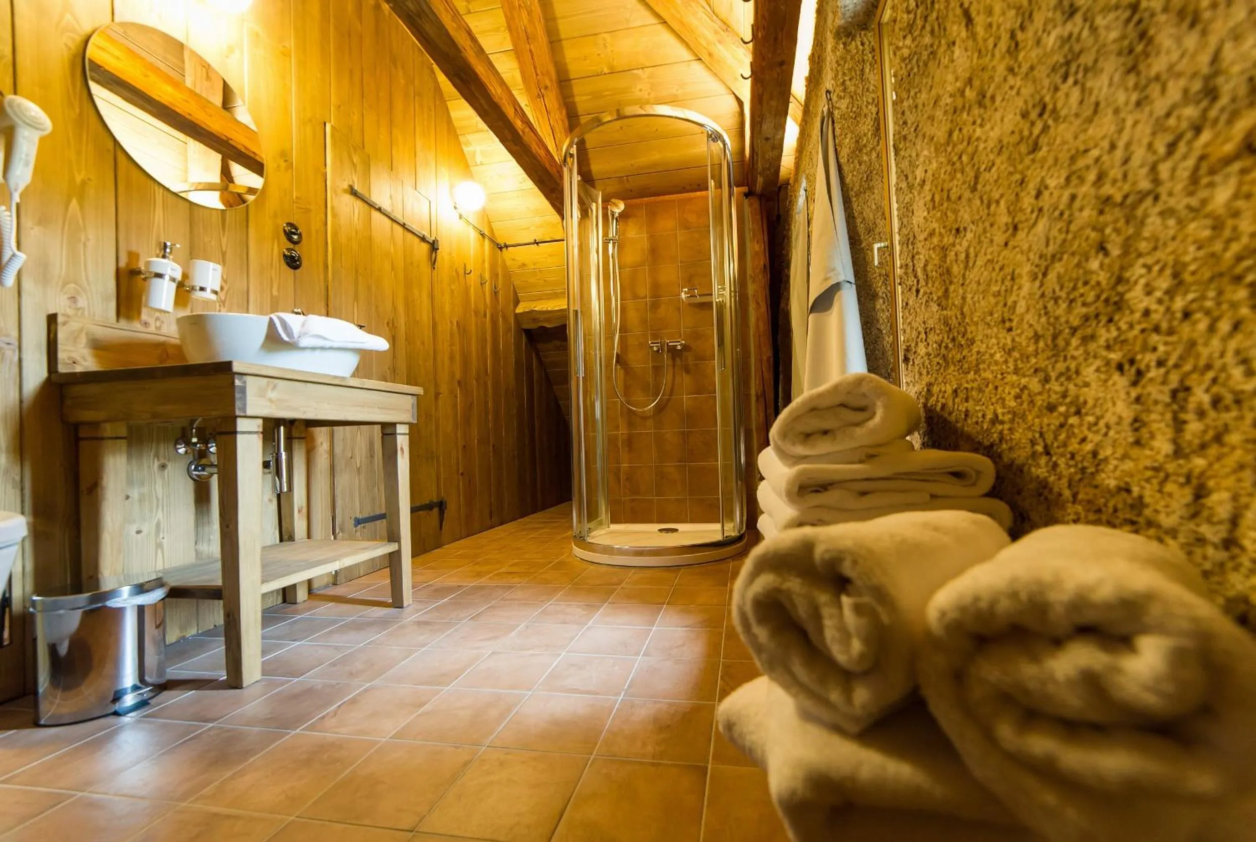 Bathroom in Aparthotel & Wellness Knížecí cesta