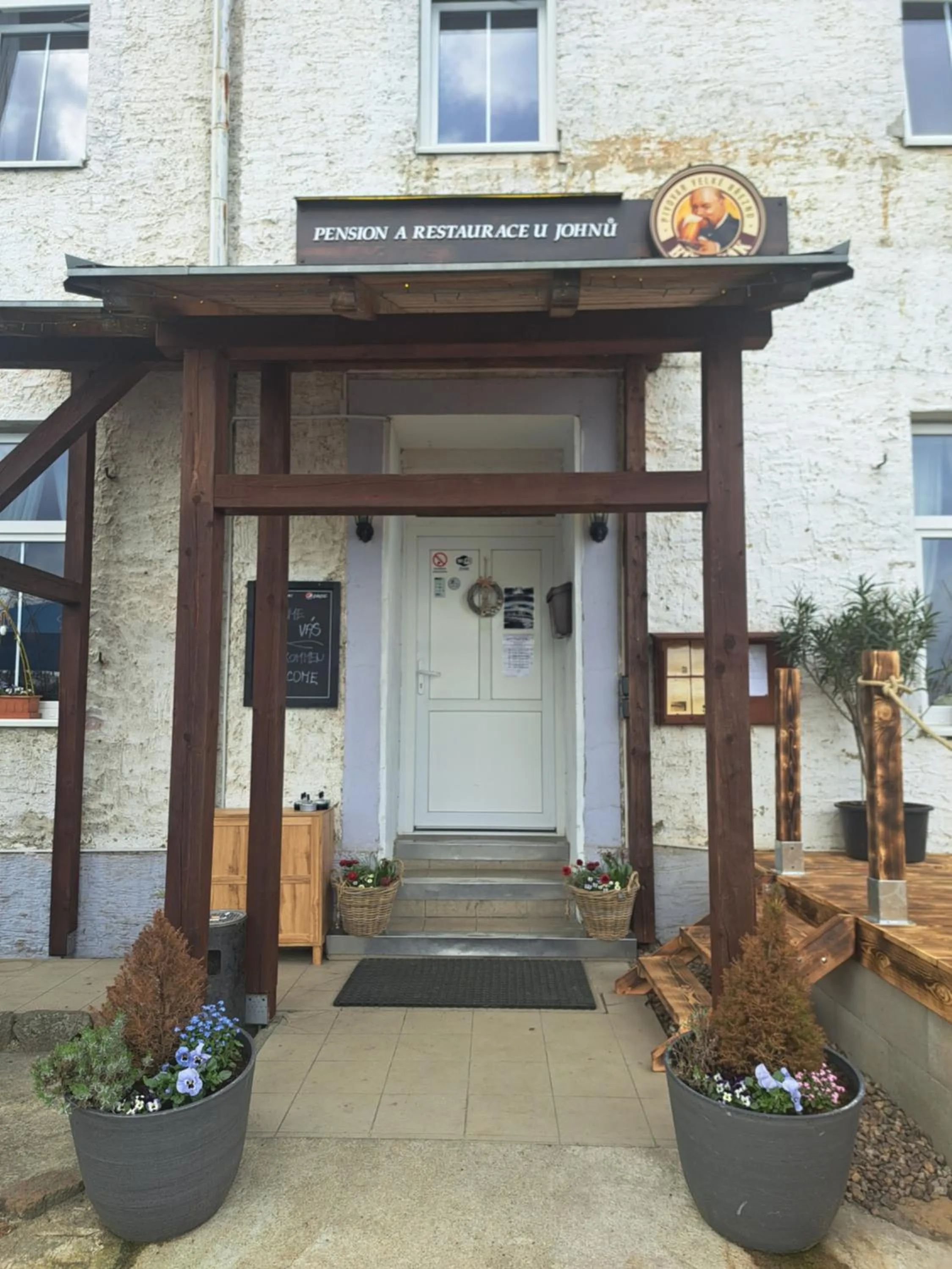 Property building in Pension U Johnů