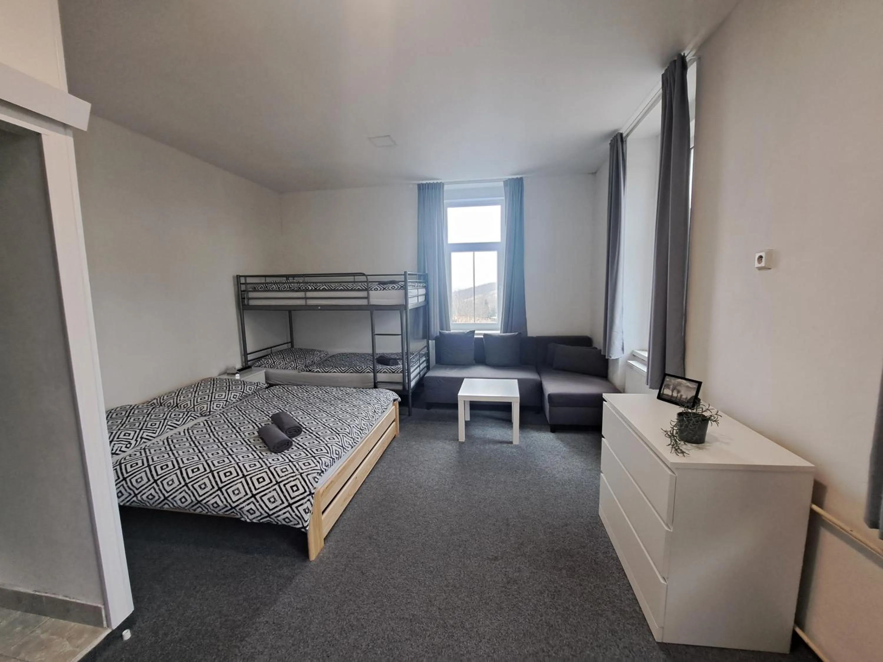 Bedroom, Bed in Pension U Johnů