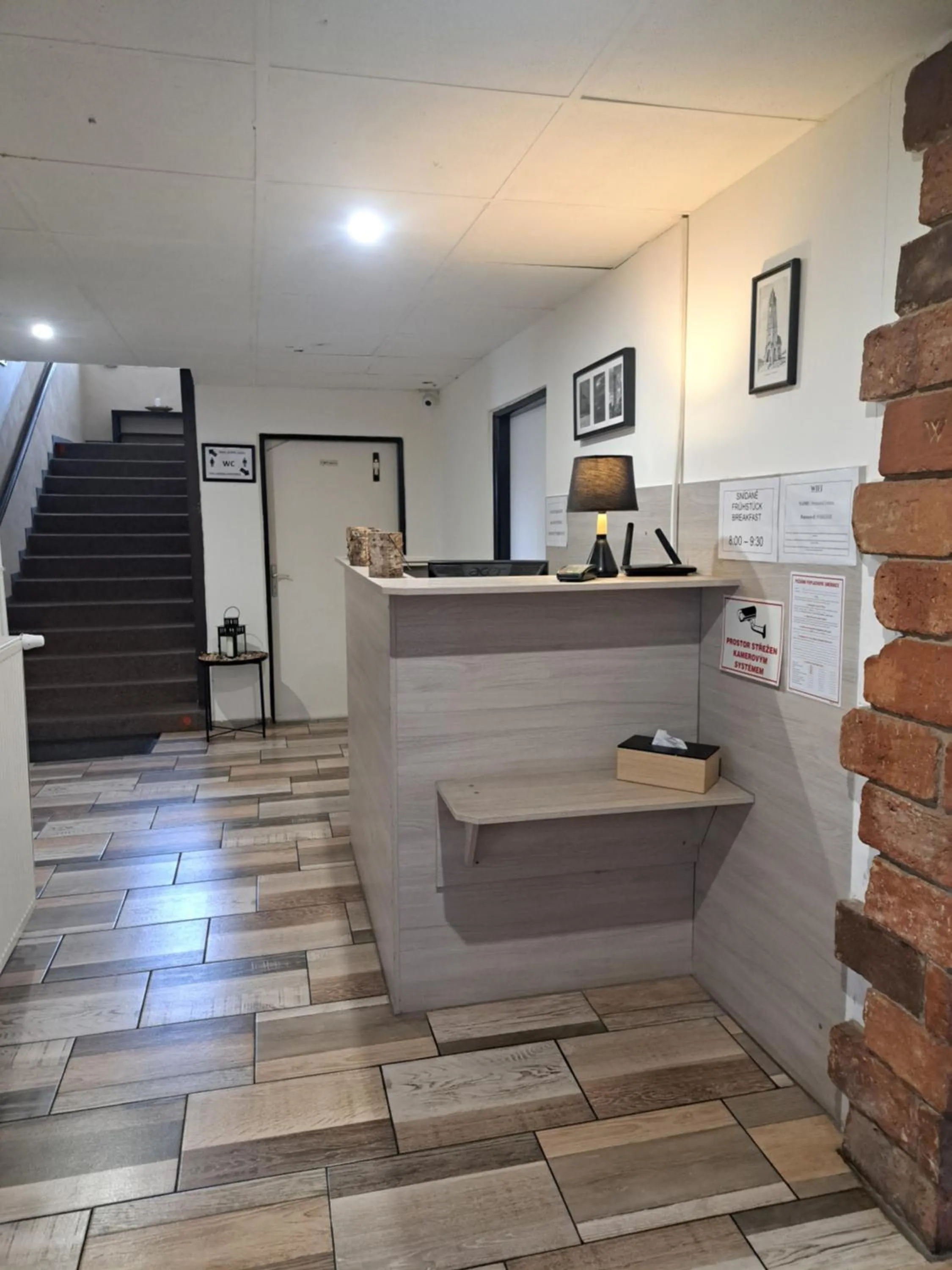 Lobby or reception in Pension U Johnů